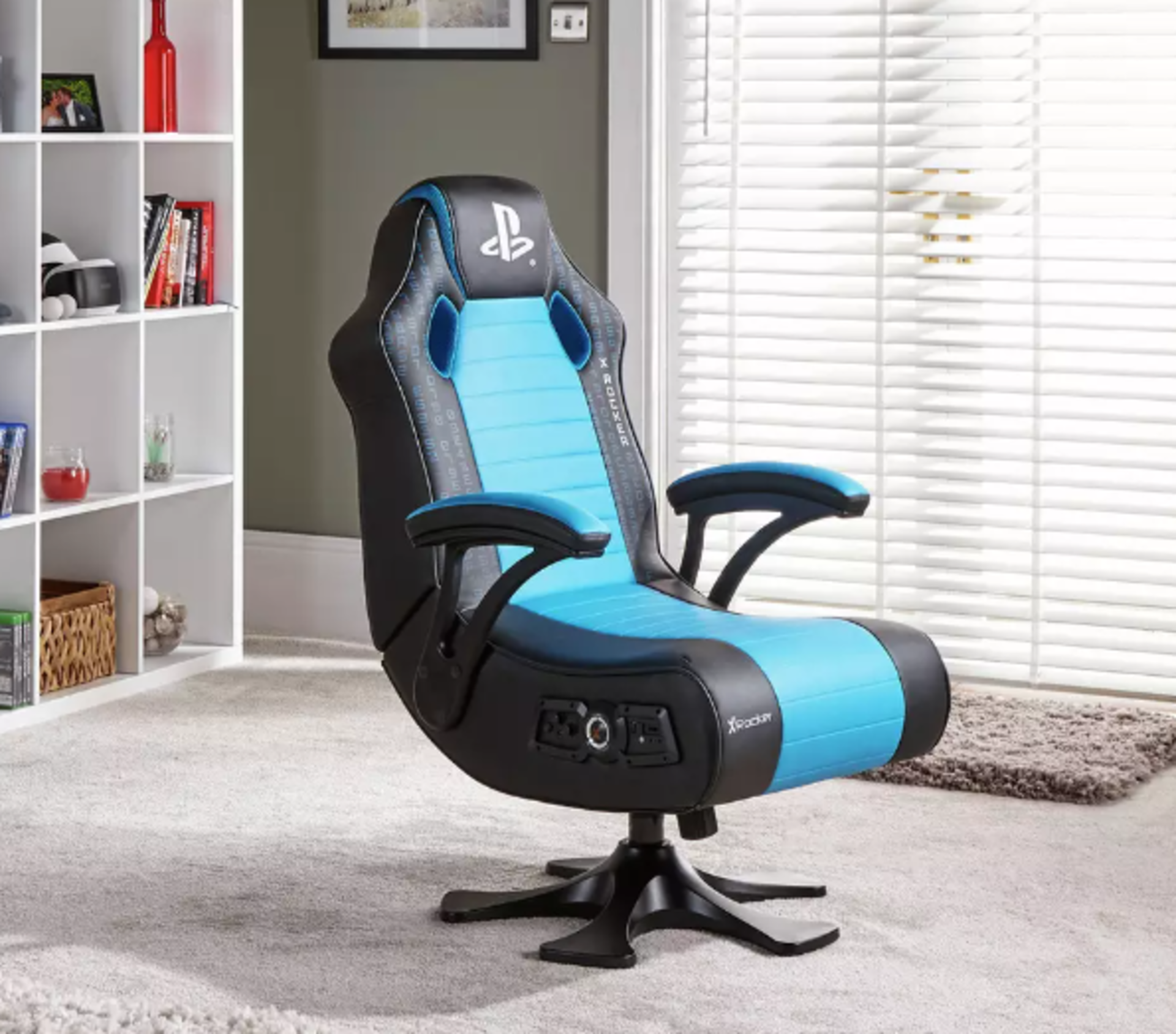 X Rocker Legend 2.1 Wireless Audio PlayStation Gaming Chair. RRP £239.00. The X Rocker Legend is - Image 3 of 3