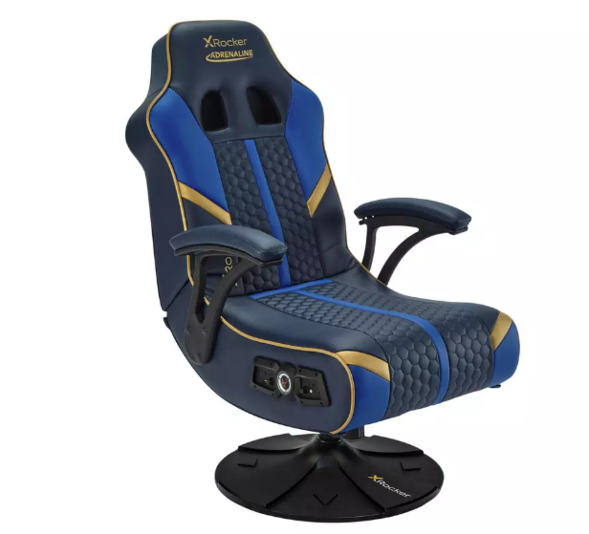 X Rocker Adrenaline V3 2.1 Bluetooth Audio Gaming Chair. RRP £189.00. The X Rocker Adrenaline