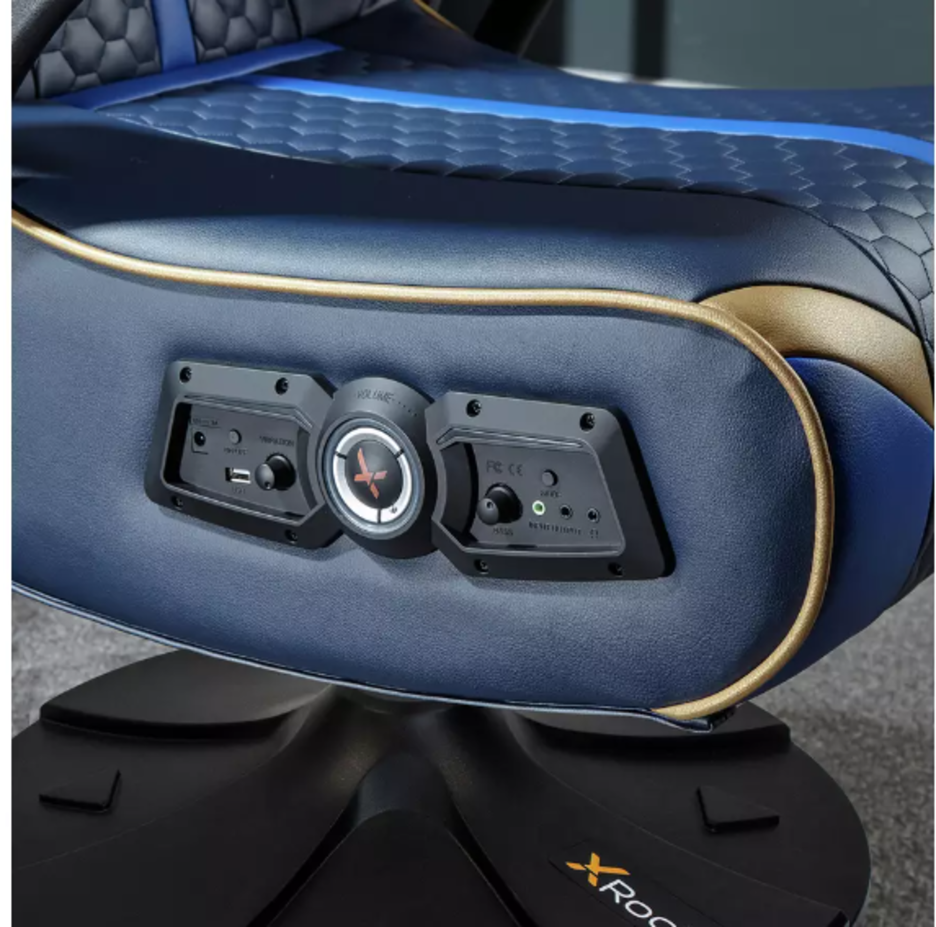 X Rocker Adrenaline V3 2.1 Bluetooth Audio Gaming Chair. RRP £189.00. The X Rocker Adrenaline - Image 3 of 3