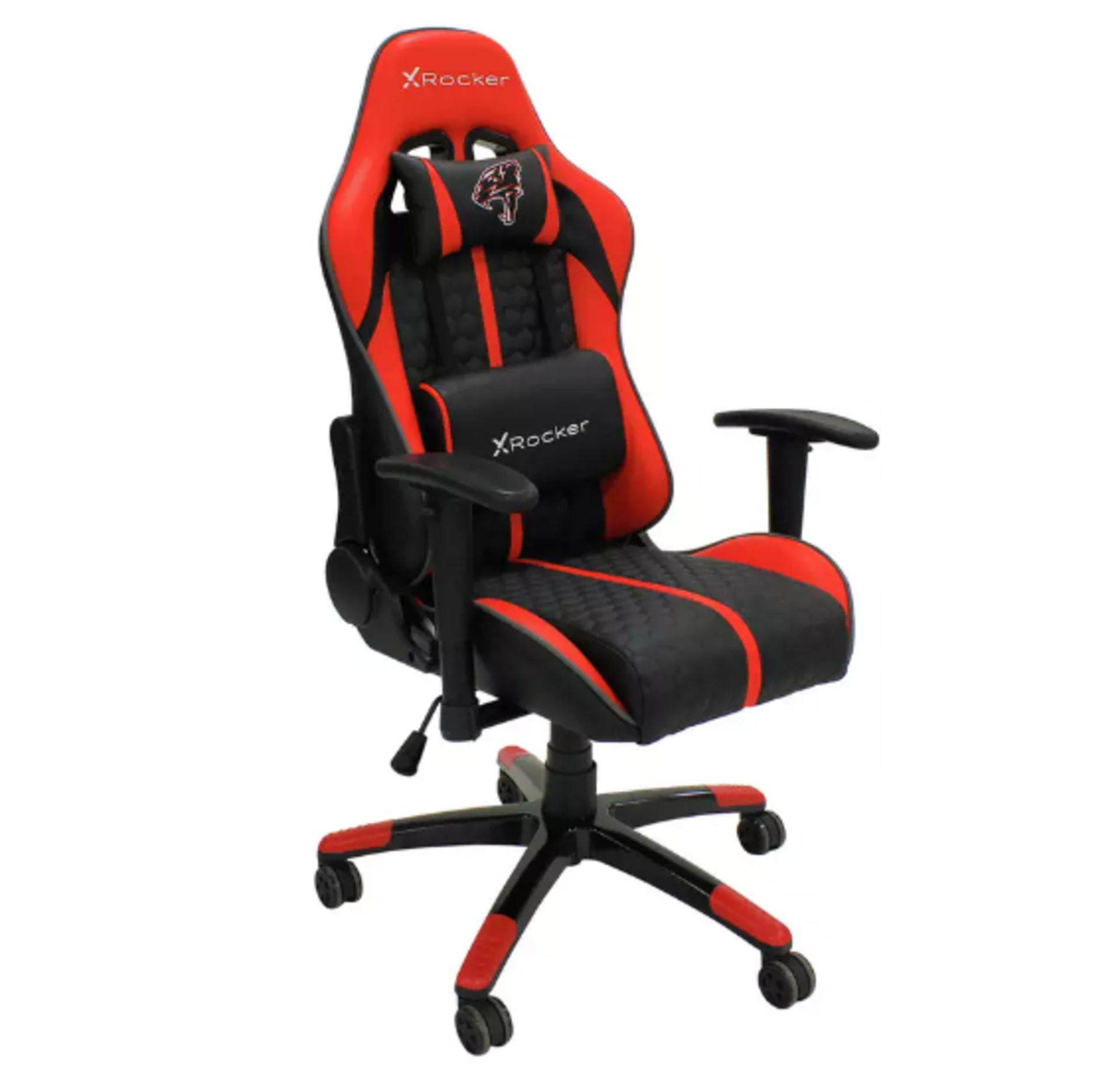 X Rocker Arteon Faux Leather Junior Gaming Chair - Red. RRP £189.00. Conquer the virtual battlefield