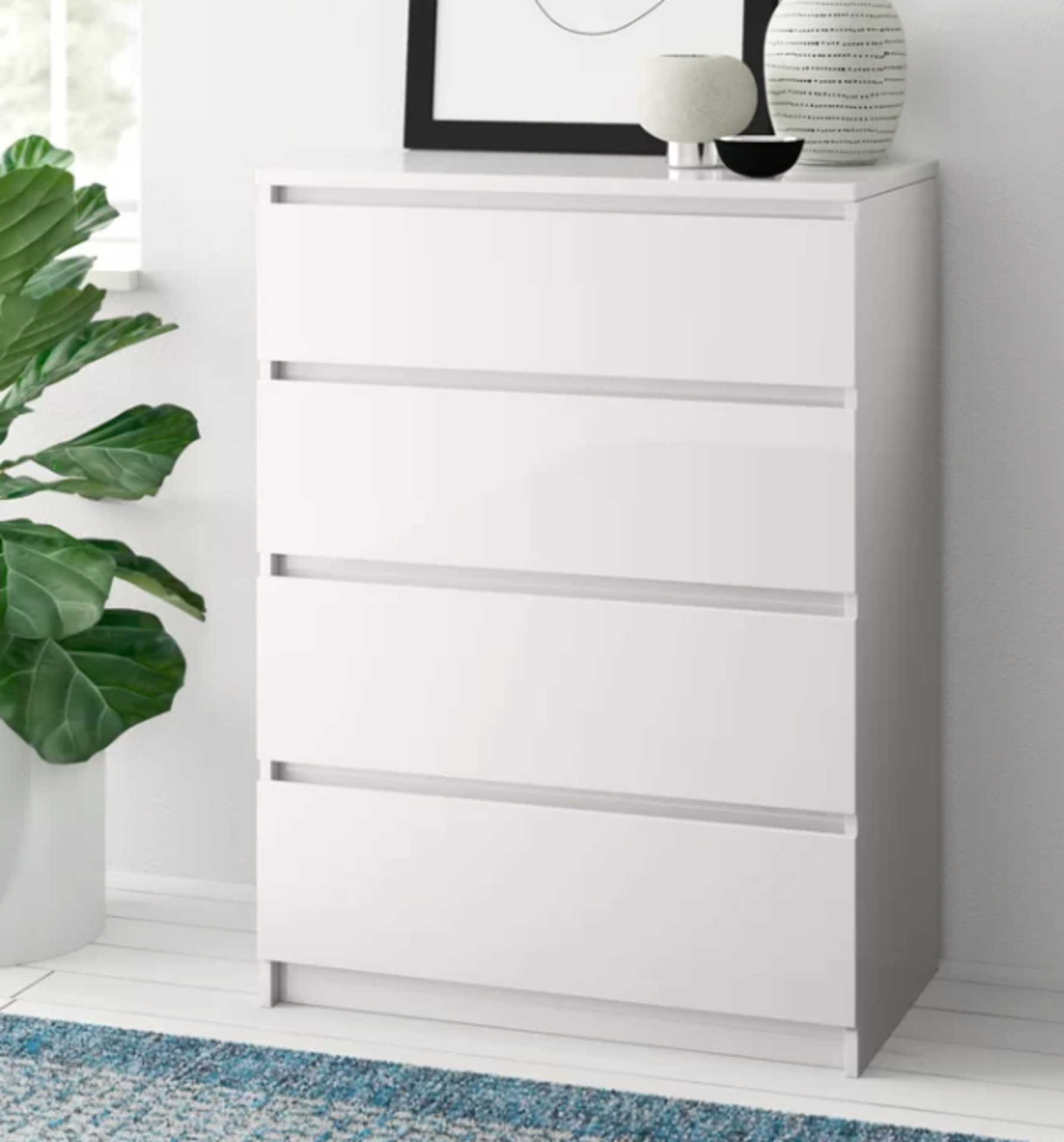 Tonya 4 - Drawer Chest of Drawers. RRP £119.99. Available in your choice of color and wood