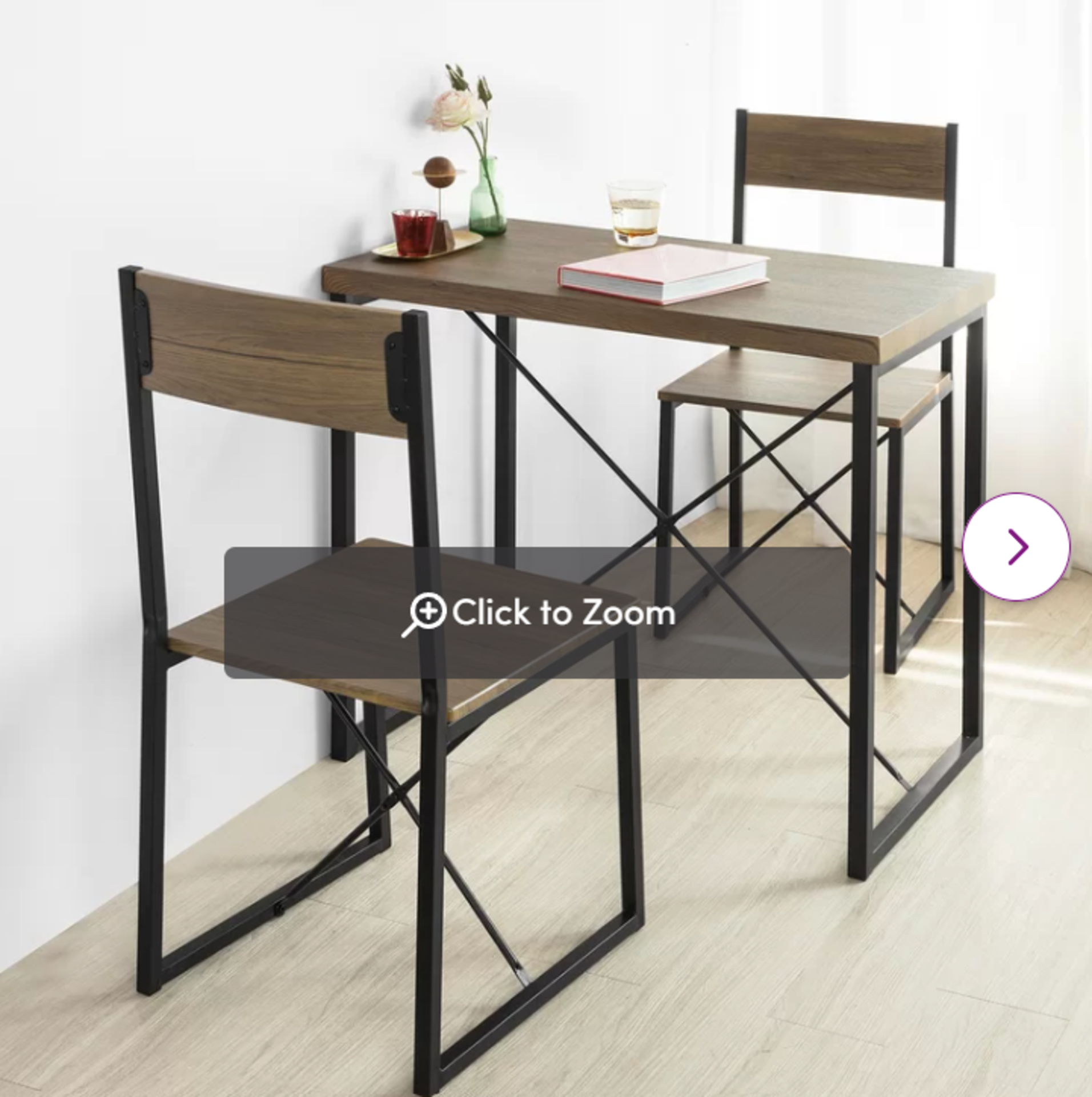 Kedzie 2 - Person Dining Set. RRP £199.99. The dining table is, without a doubt, a social place.