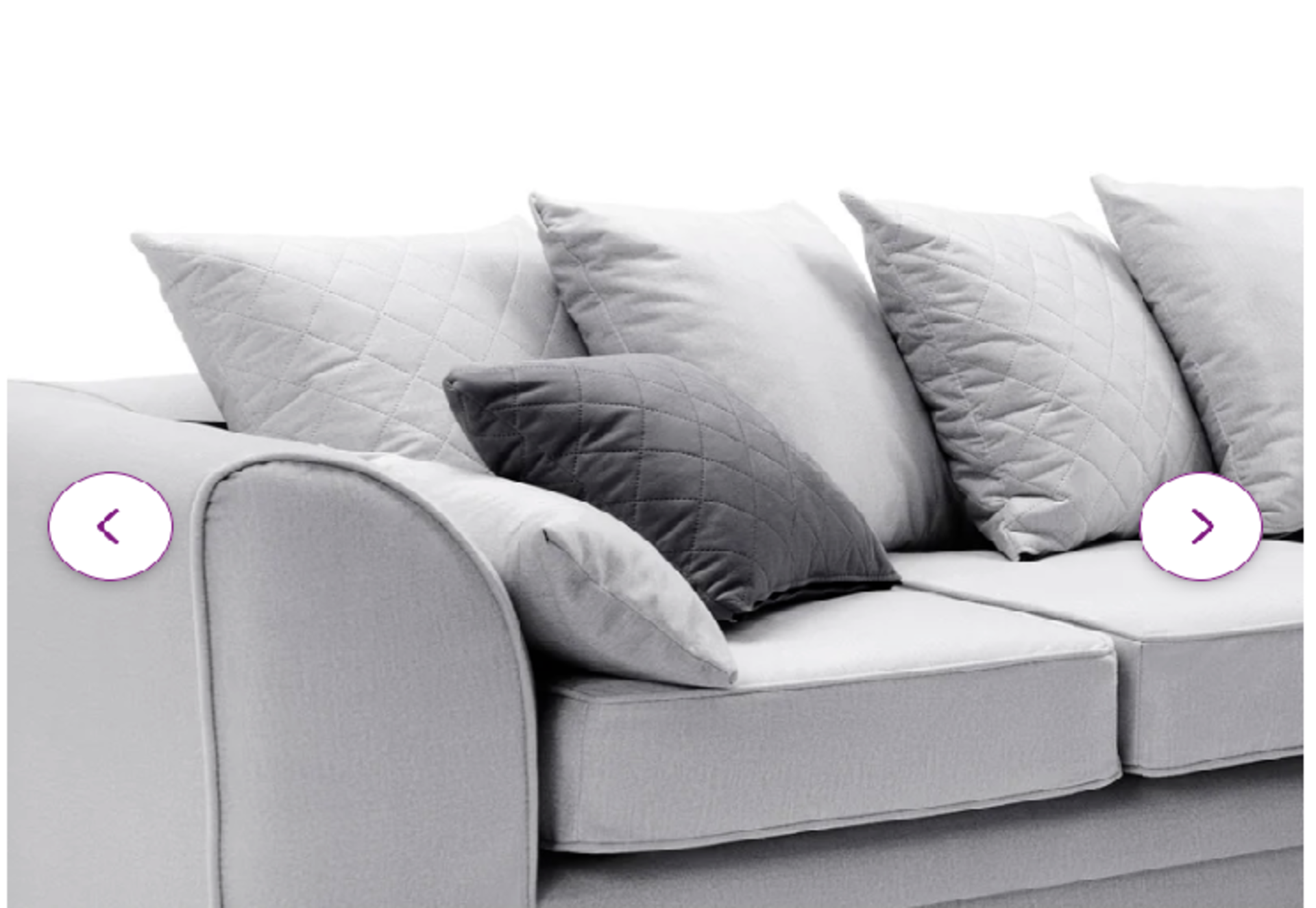 Chicago Upholstered Corner Sofa. RRP £999.99. The velvet fabric of this contemporary style corner - Image 2 of 3