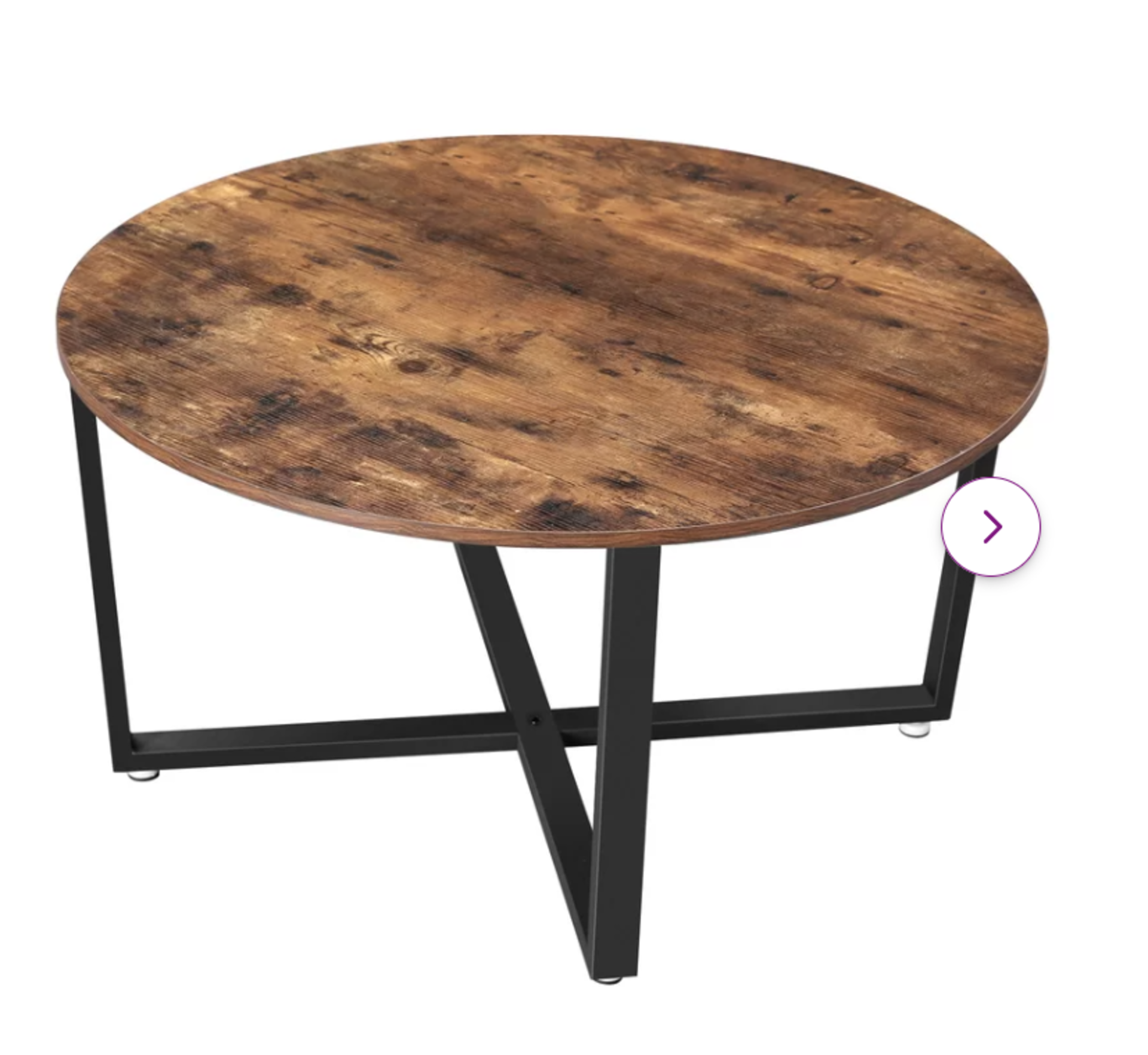 Amery Cross Legs Coffee Table. RRP £119.99. Happy hours here: Invite your friends over for a fun