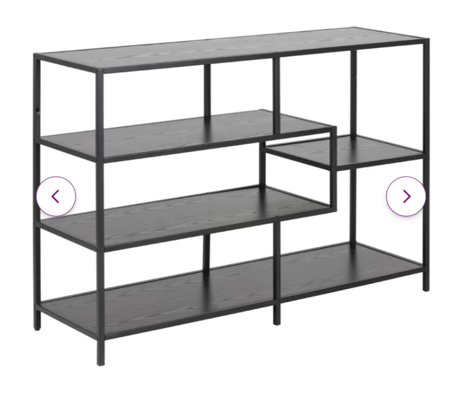 Romilda 78Cm H x 114Cm W Steel Geometric Bookcase. RRP £149.99. Modern and playful in design, this - Image 2 of 2