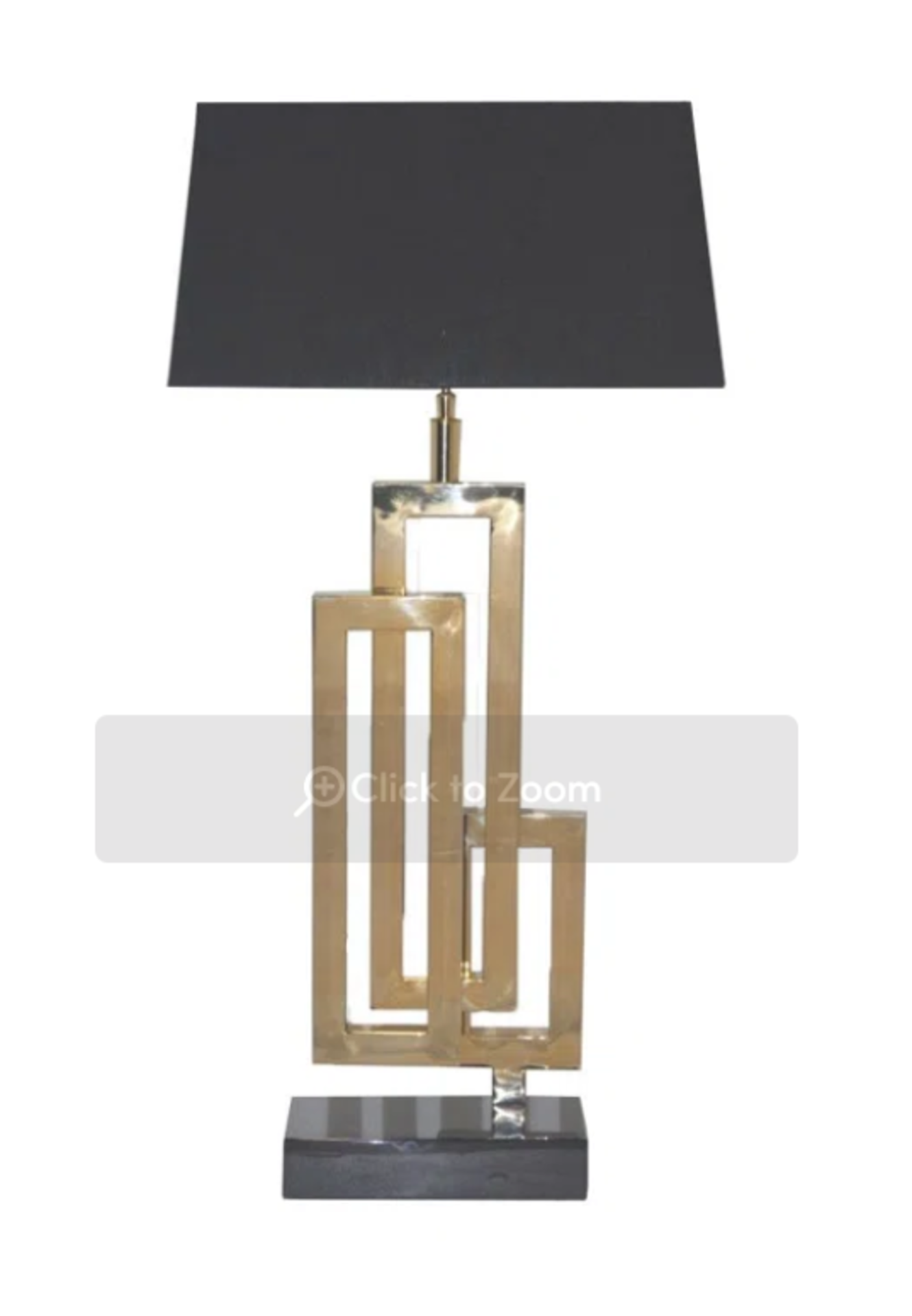 Lighting Table Lamp - Black Shade. RRP £259.99. - U2