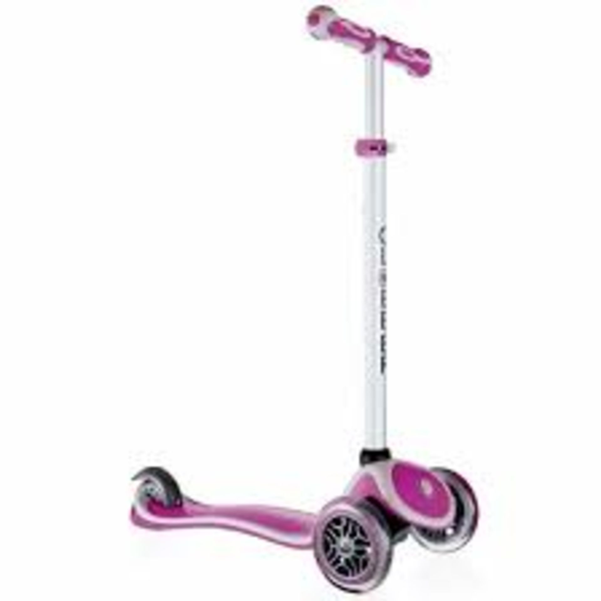 Globber PRIMO PLUS Scooter. Pink . RRP £95.00. The PRIMO PLUS has a 4-height adjustable T-bar