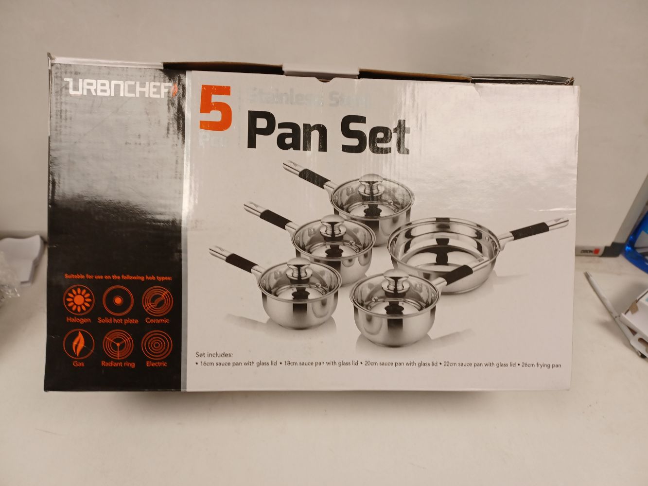 Pallets, Trade & Single Lots of Stainless Steel Pan Sets