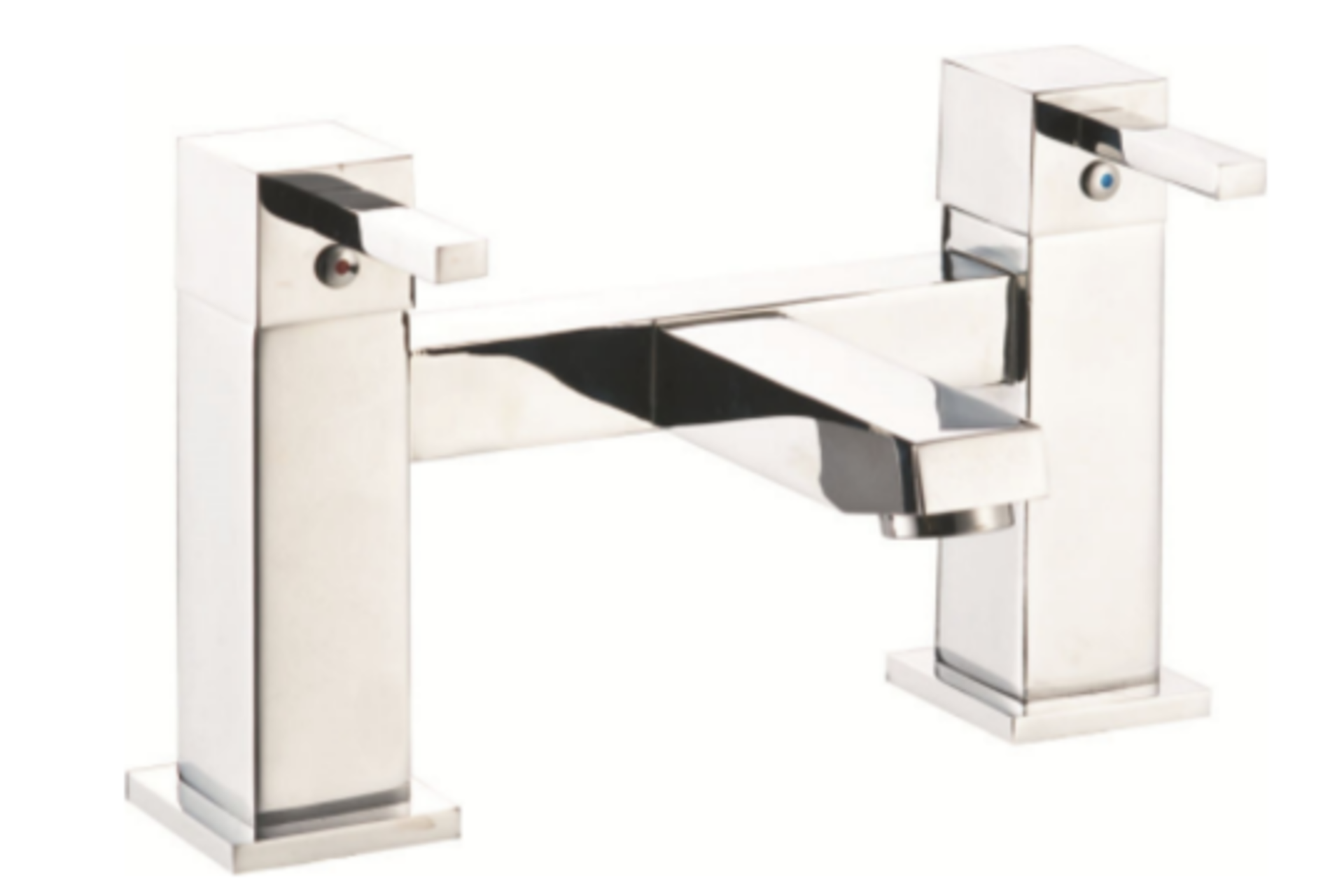 TRADE LOT 10 x NEW BOXED Abode Lamona CONTEMPORARY CHROME BATH TAPS. RRP £129.99 EACH, GIVING THIS
