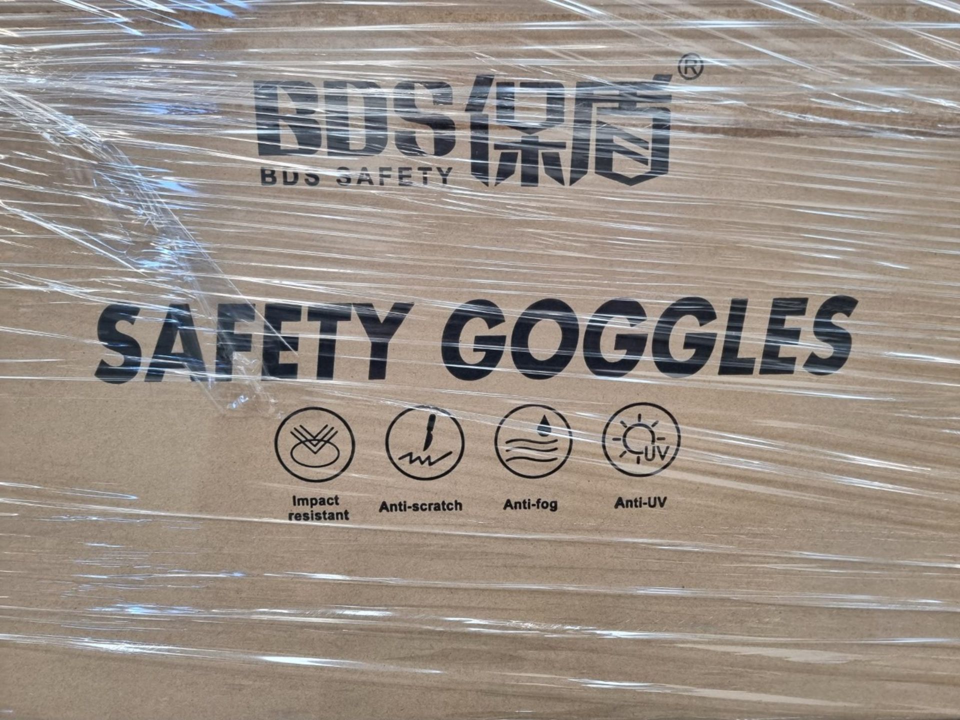 Pallet To Contain 3,600 x New Packaged BDS Safety Goggles. Impact resistant, anti-scratch, anti-fog, - Image 4 of 4