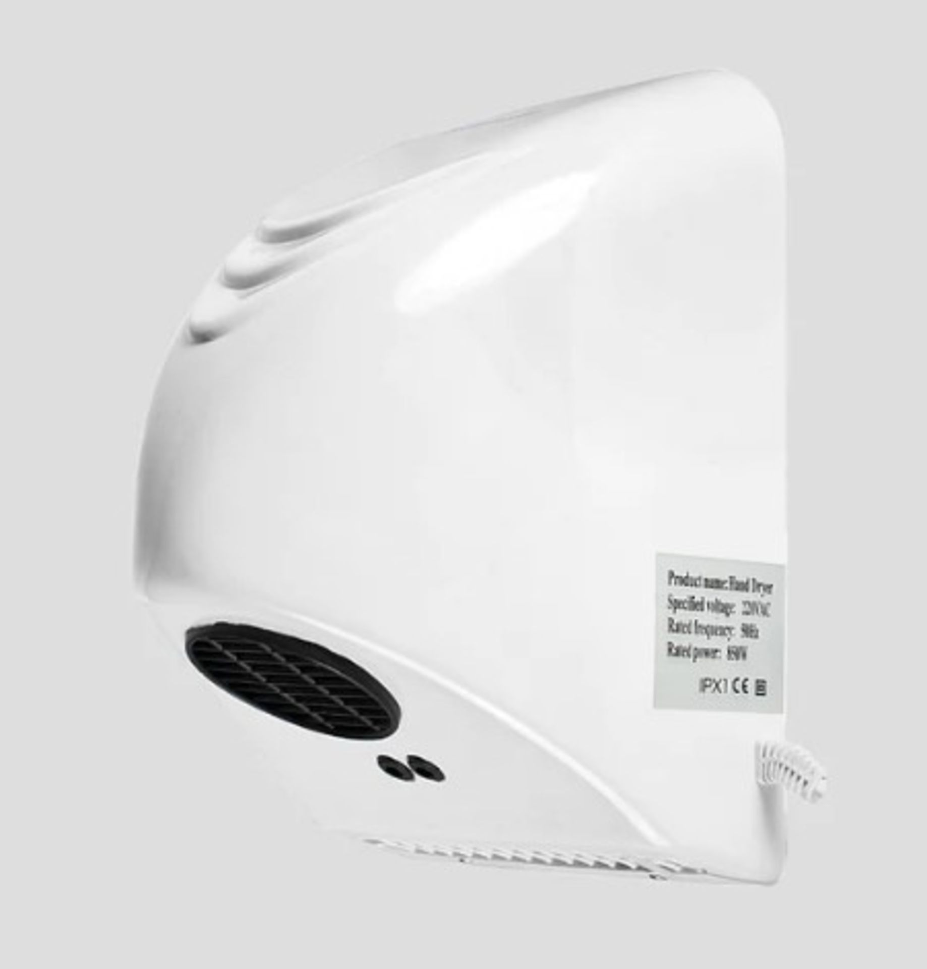 12 X NEW BOXED BREMMER HAND DRYERS. (ROW12/13RACK). PRODUCT SPECS: - Faster Than Your Standard
