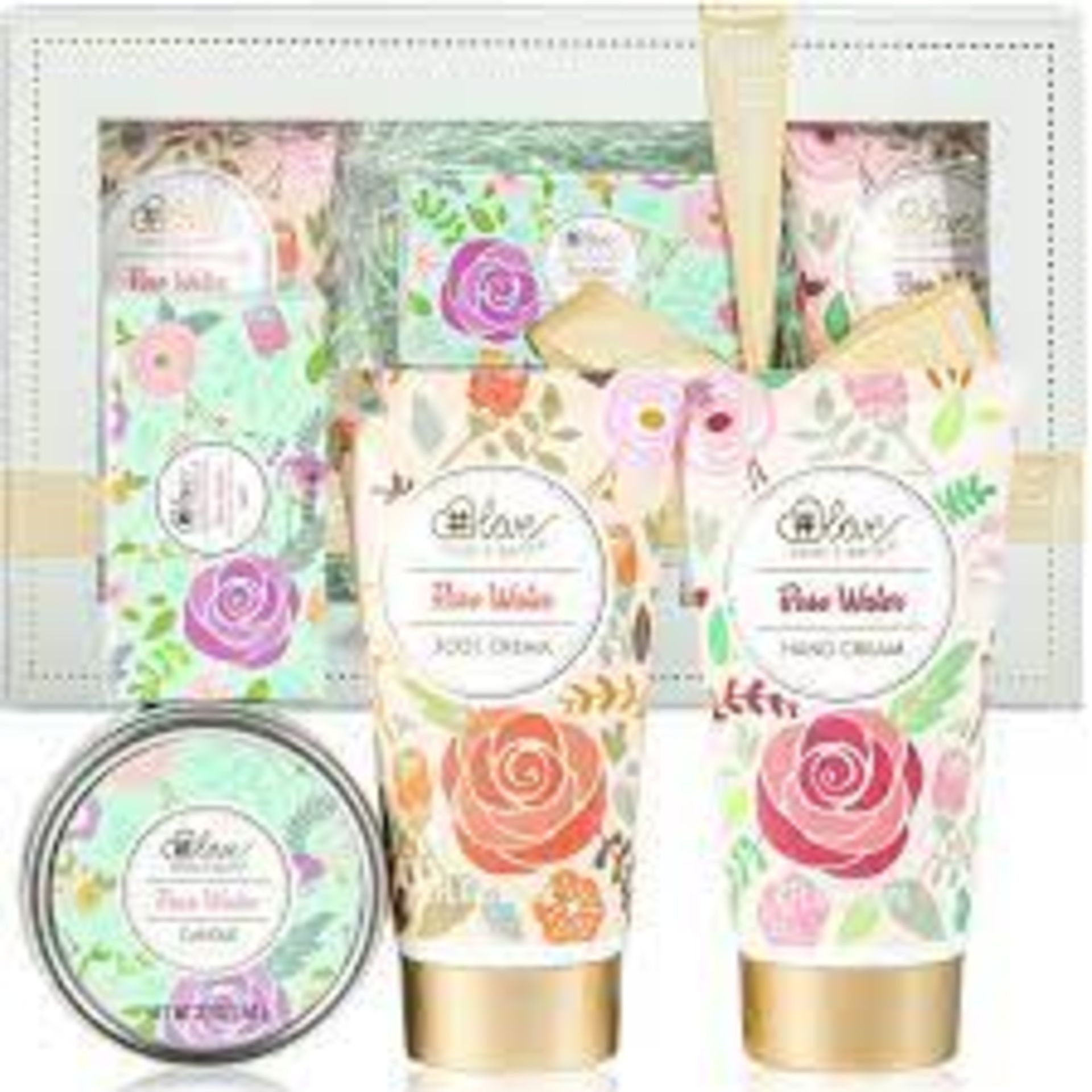5 x NEW BOXED 4pcs Lotion Gift Set For Women. (BEL-HC-17). Self-Care Gift Set: including 4 travel-