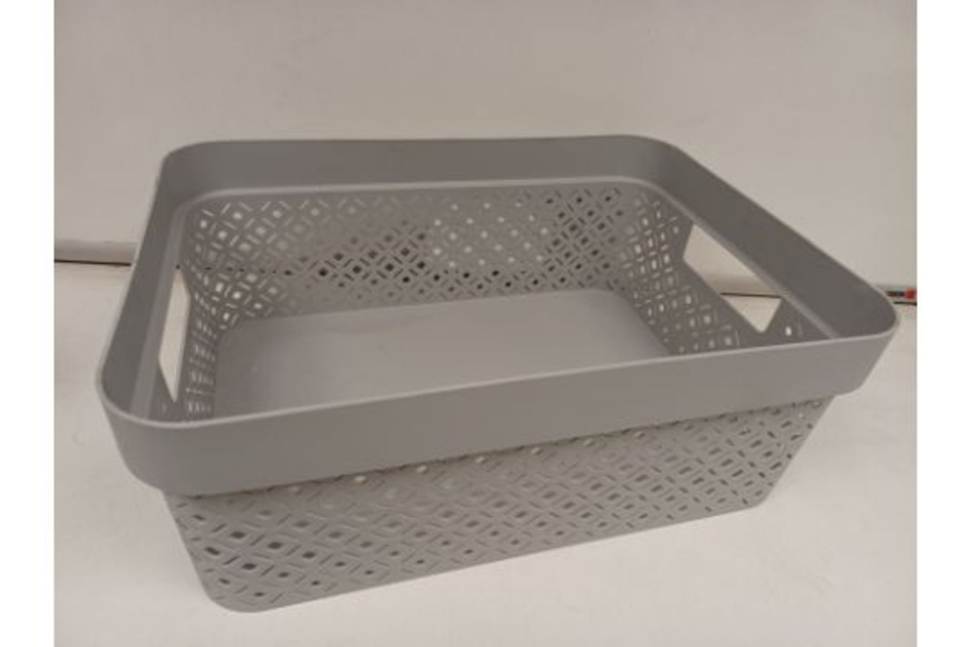 PALLET TO CONTAIN 352 X New Curver Terazzo Storage Basket - 11L - White. (253427). Curver Terrazzo - Image 2 of 2