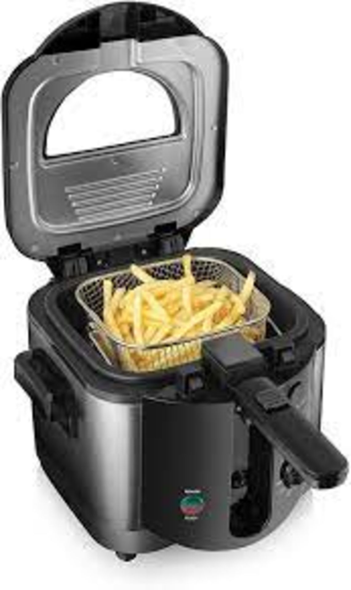 Tower T17001 Deep Fat Fryer with Adjustable Thermostat, 2L, 1500W, Black - U3 - Image 2 of 2
