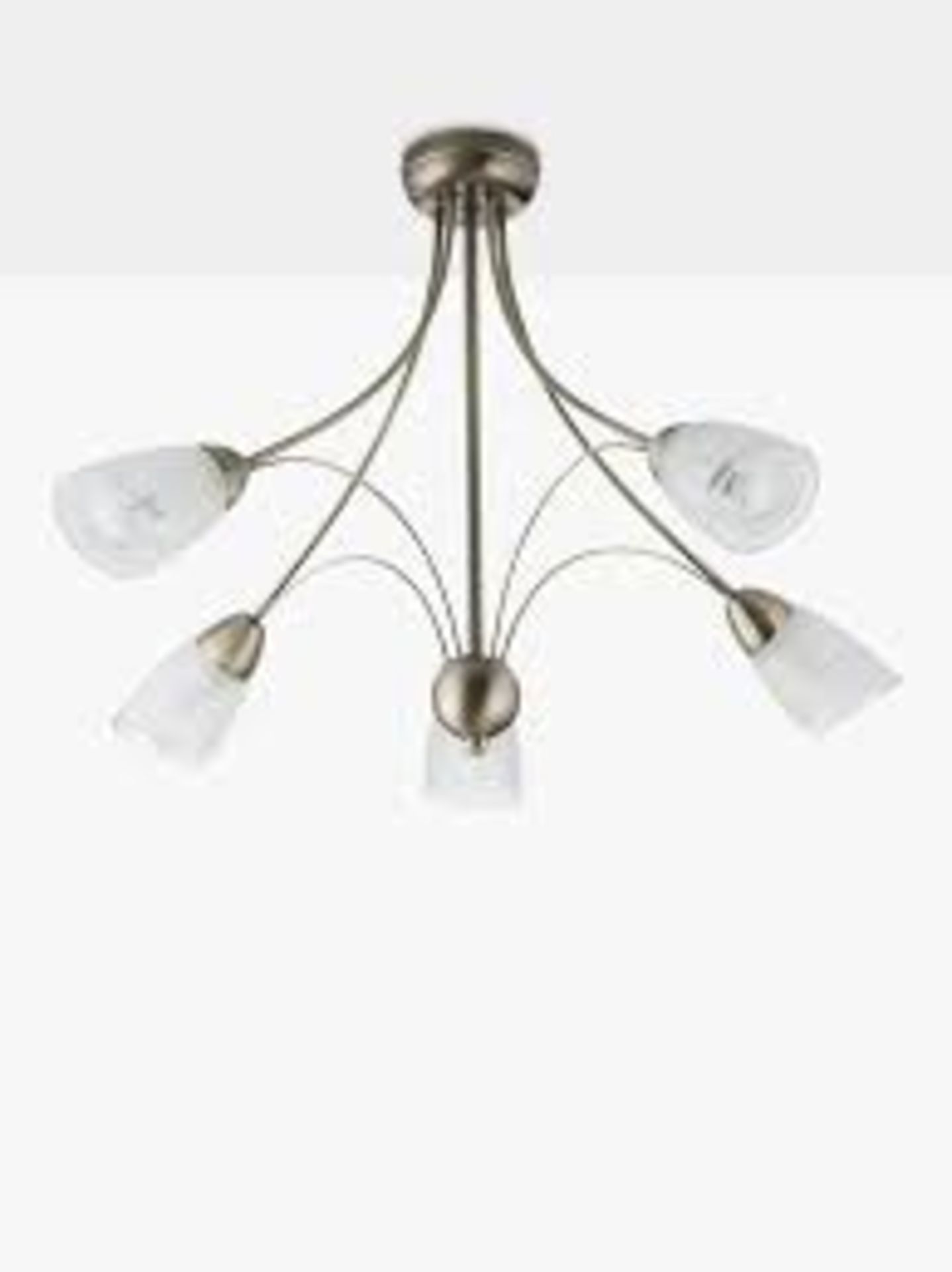 John Lewis Mizar 5 Light Semi Flush - PCK