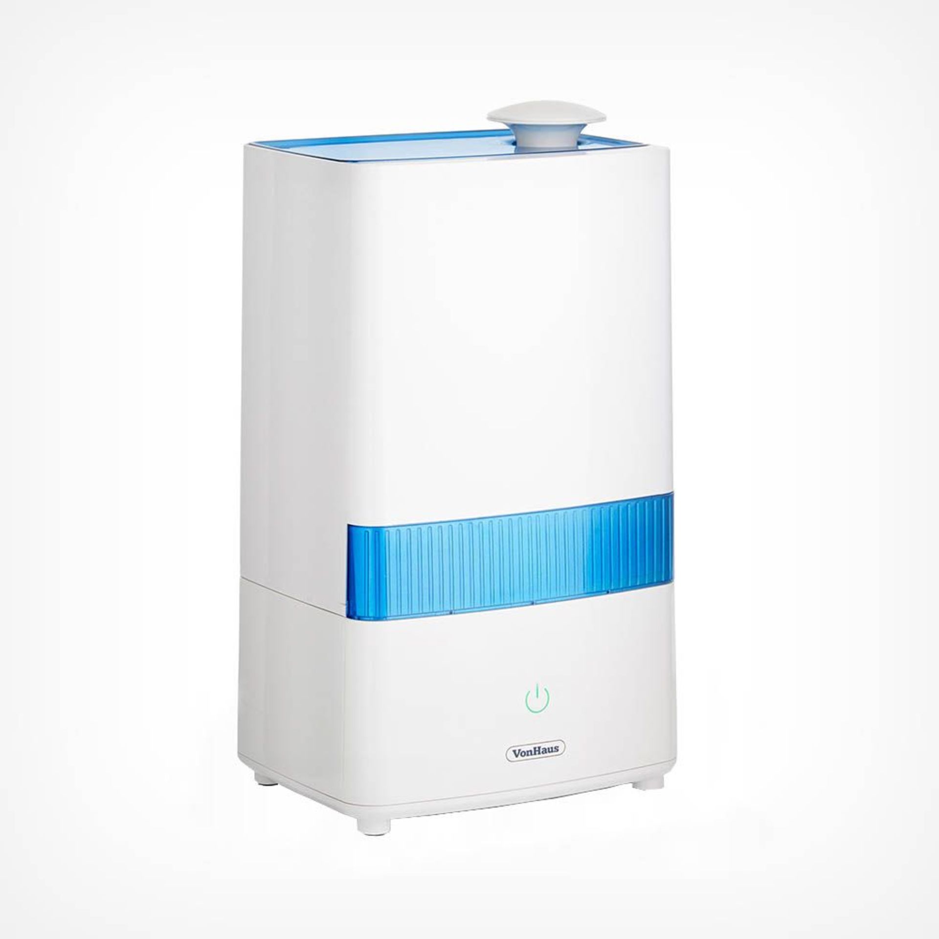 4.5L Humidifier. This compact 4.5-litre portable humidifier works by softening and purifying water