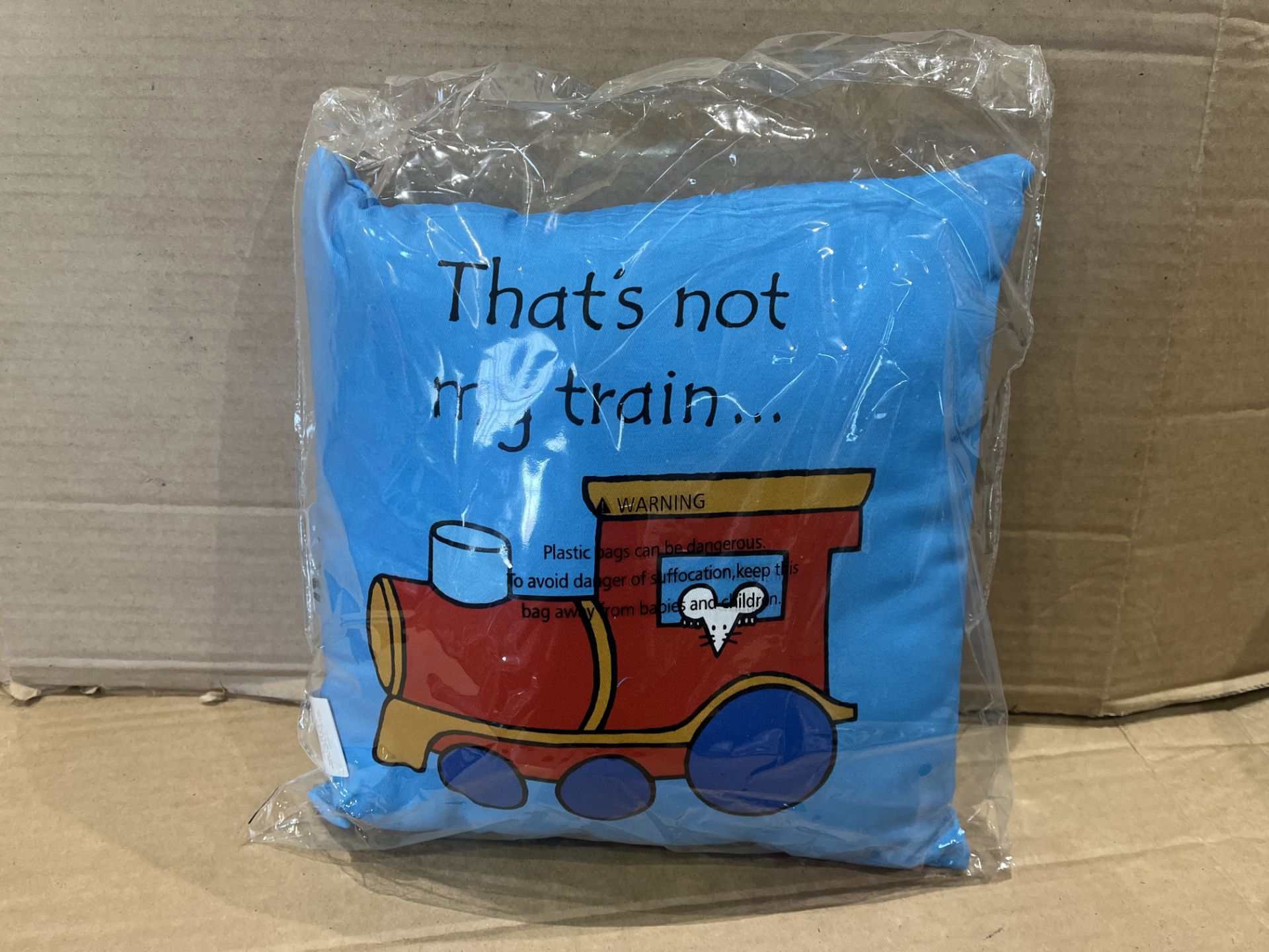 24 X BRAND NEW OFFICIAL THAT’S NOT MY TRAIN CUSHIONS R15-2