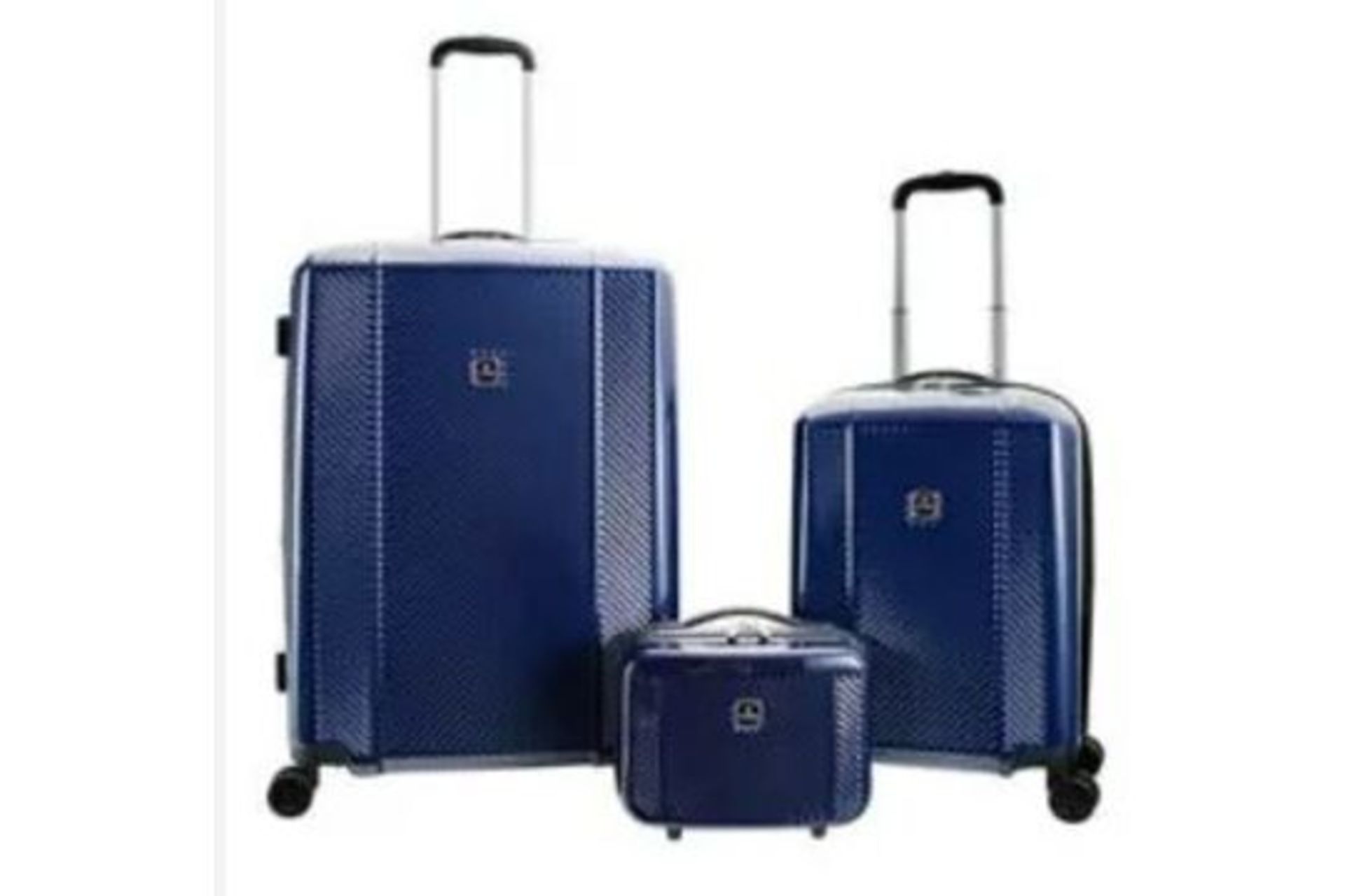 Pallet To Contain 16 x New Boxed 3 Piece Sets of TAG Spectrum Hardside Luggage Set. (BLUE). RRP £