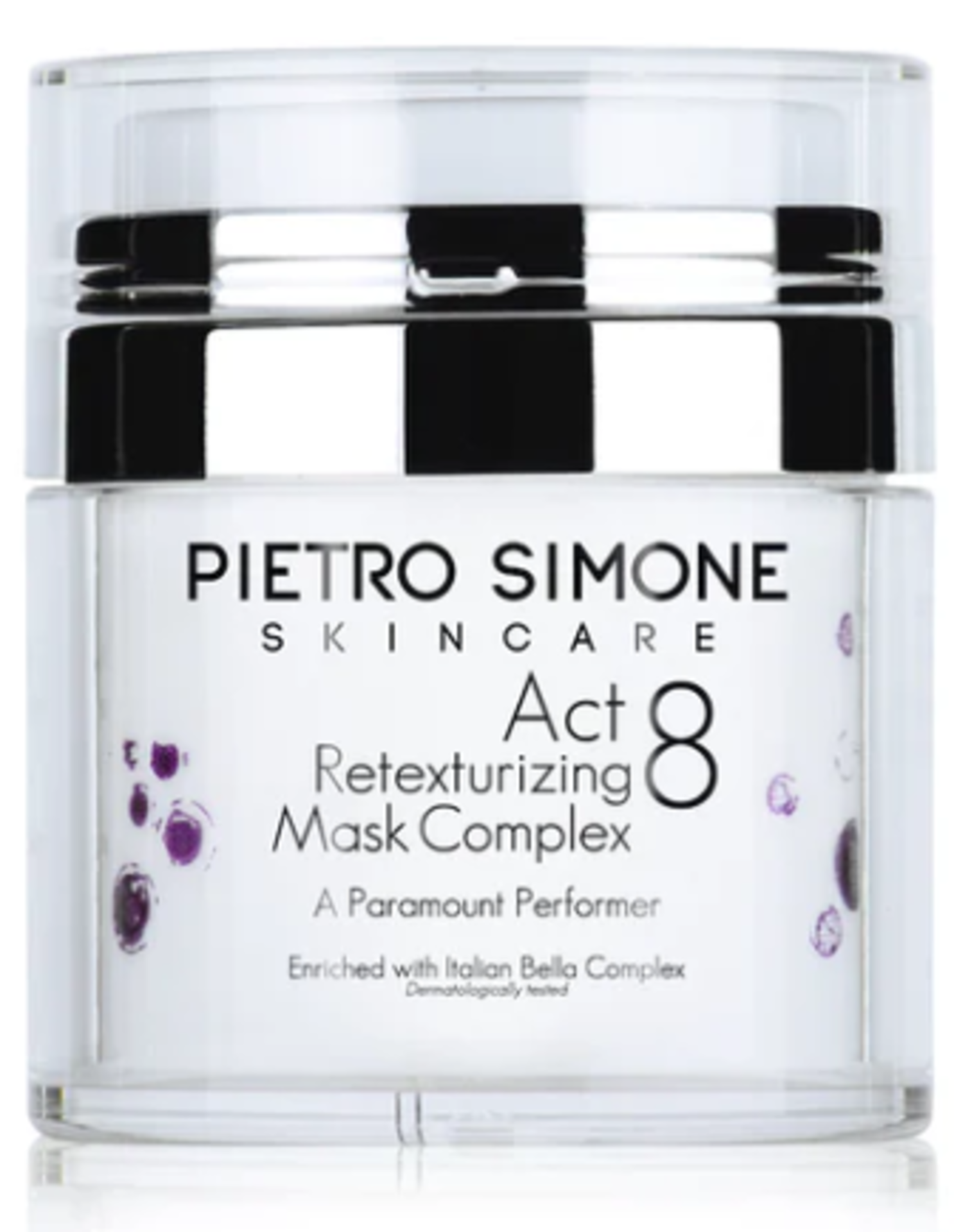 TRADE LOT: 20 X Pietro Simone Skincare: ACT 8: RETEXTURIZING MASK COMPLEX 50ML. RRP £75.00. Our