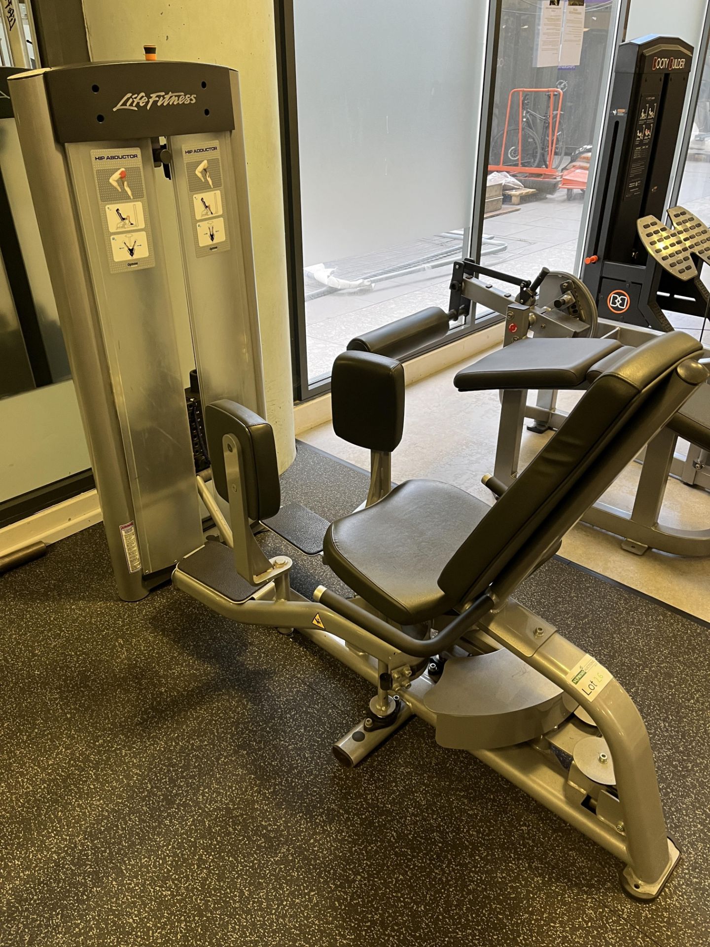 Life Fitness Hip Abducter/Adducter Machine 63kg Stack - Image 2 of 2