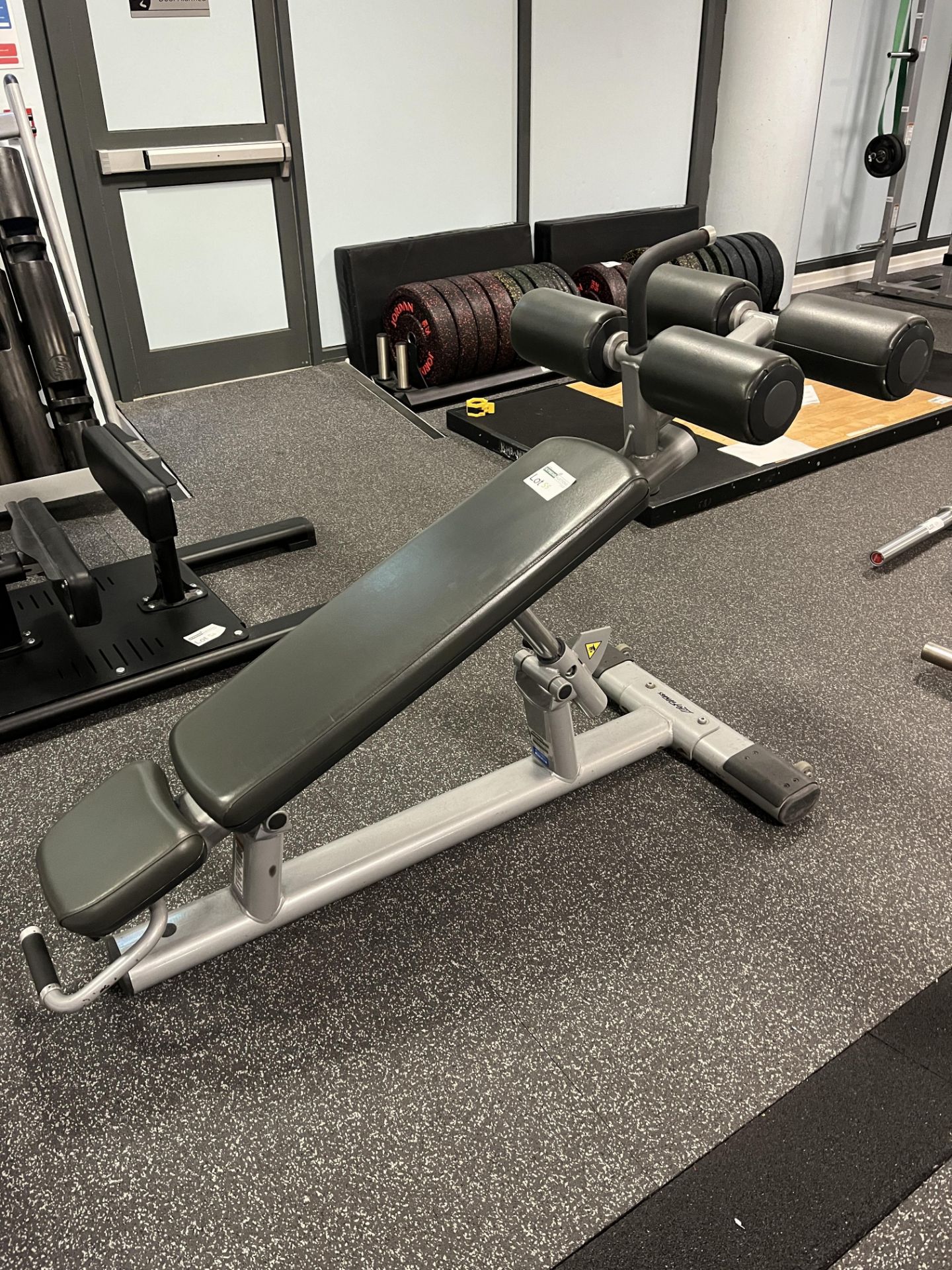 Life Fitness Adjustable Sit Up Bench