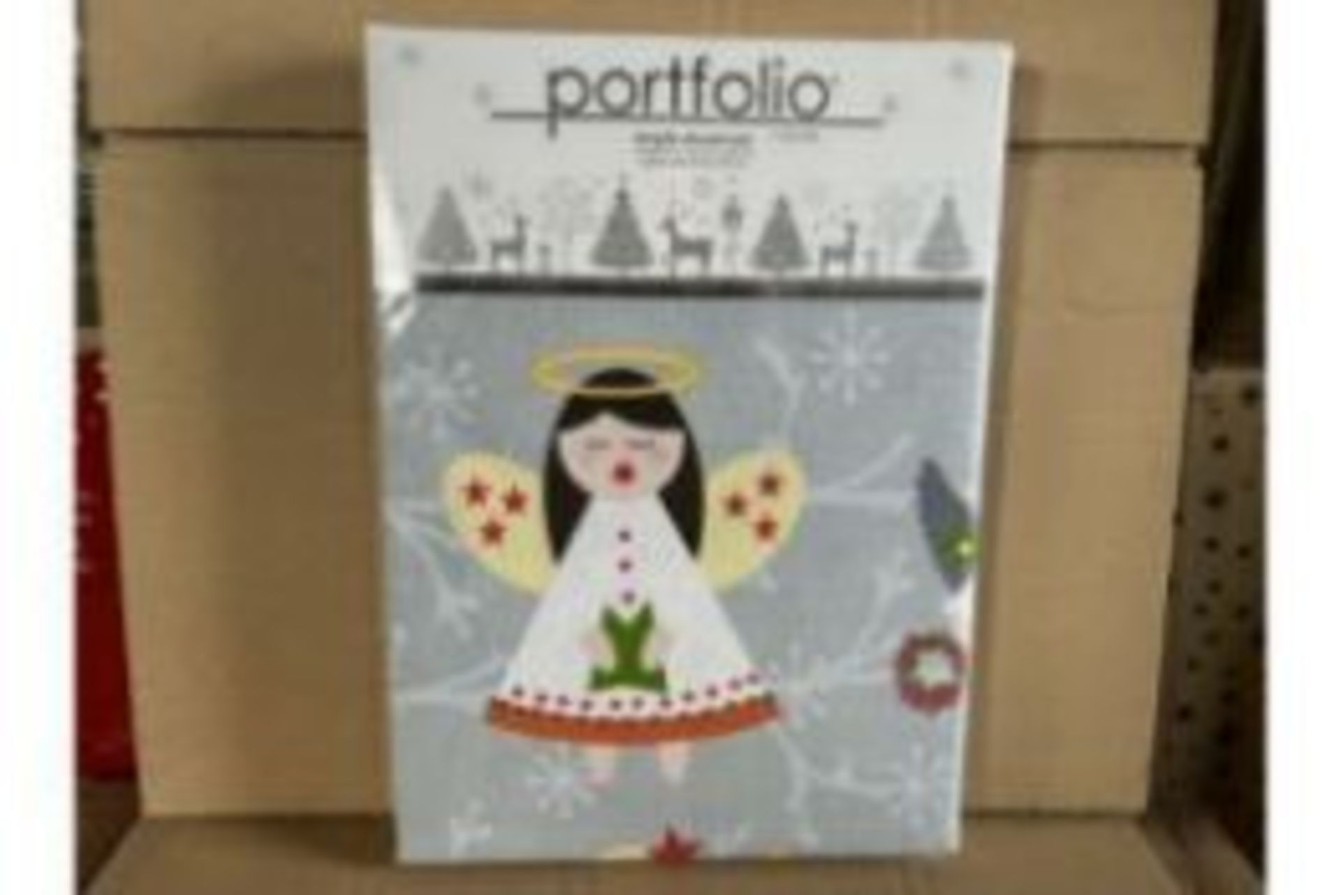 TRADE LOT 20 X BRAND NEW PORTFOLIO HOME CHOIR OF ANGELS SINGLE DUVET SETS RRP £50 EACH APW