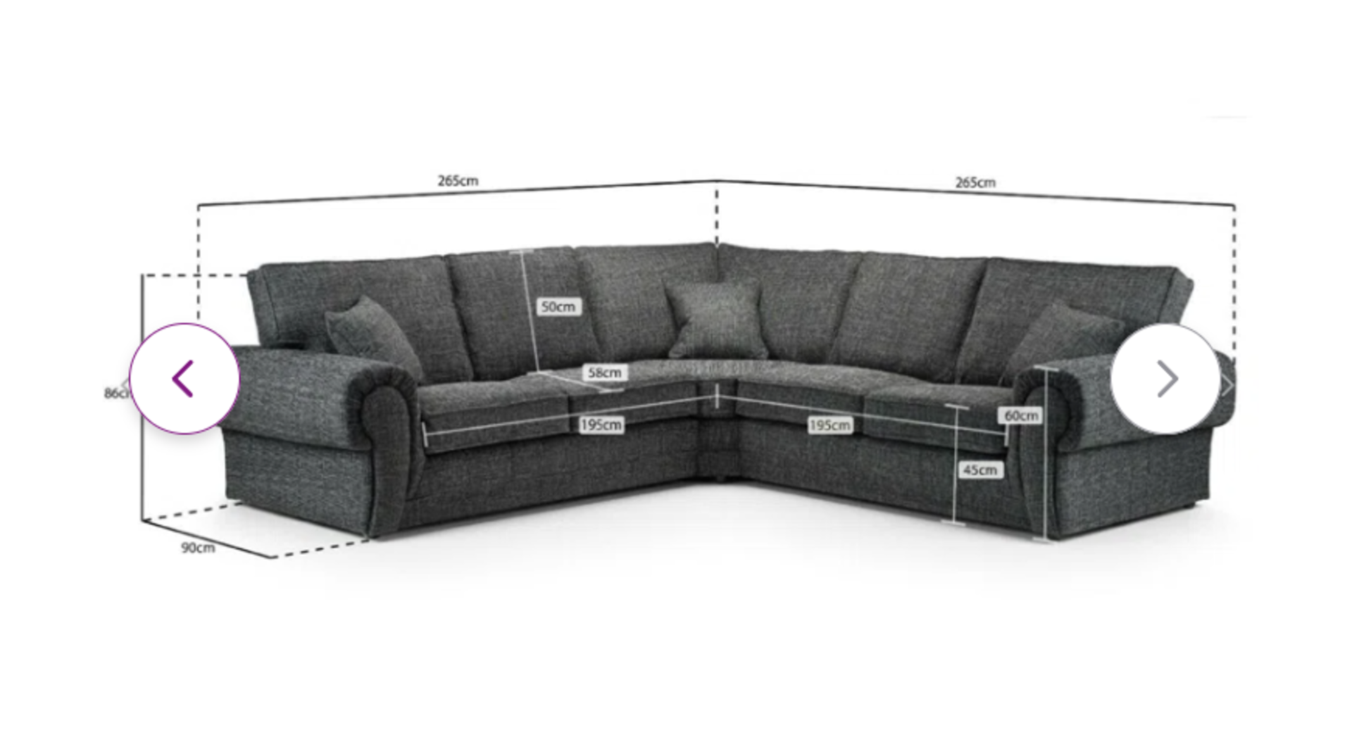 Rosalind Wheeler Skeltincleveland 3 - Piece Upholstered Corner Sofa. RRP £1,599.00. A sofa that - Image 3 of 3