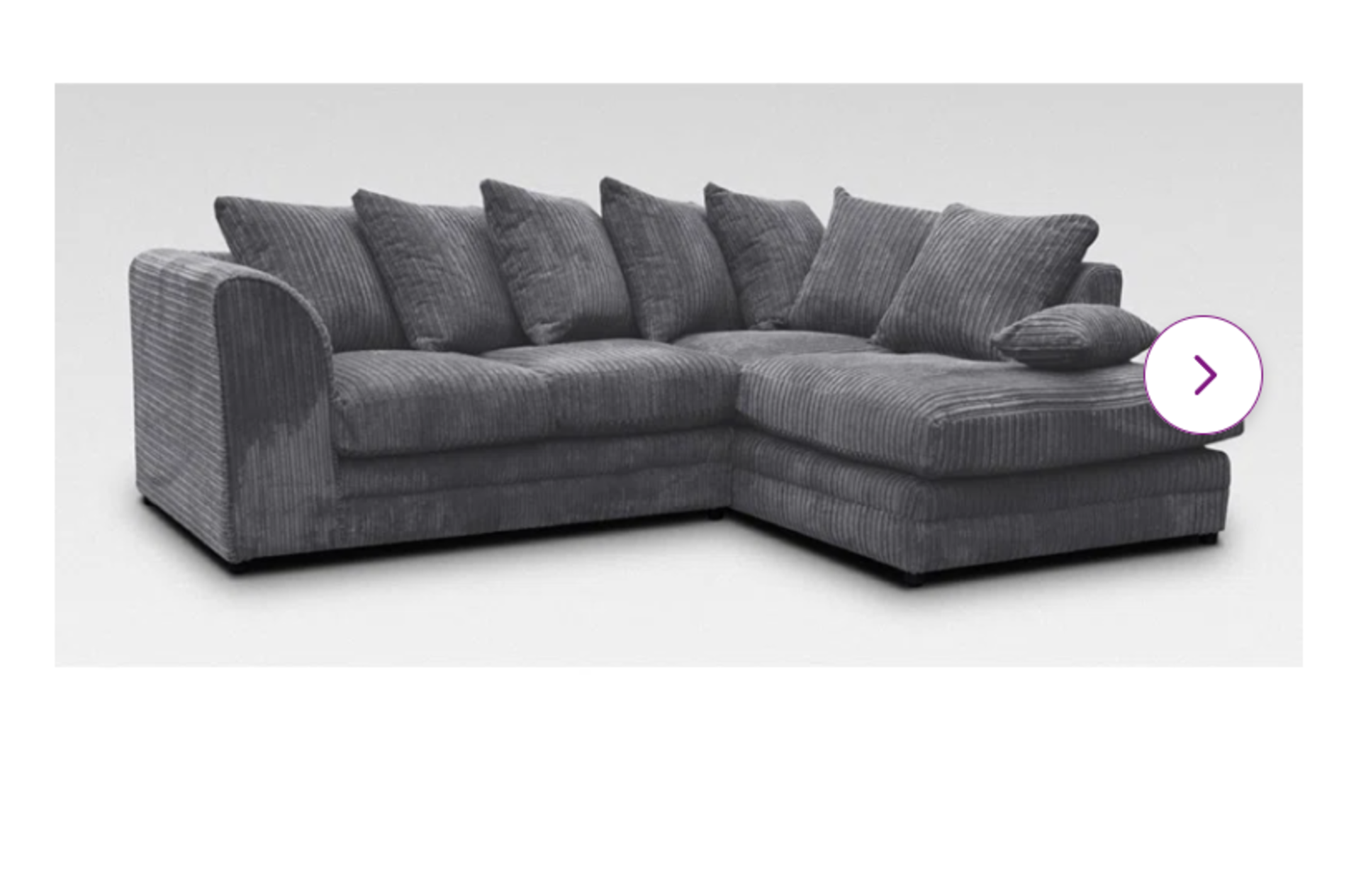 Ebern Designs Duvernay 2 - Piece Upholstered Corner Sofa. RRP £989.99. Grey. Boasts luxury in its