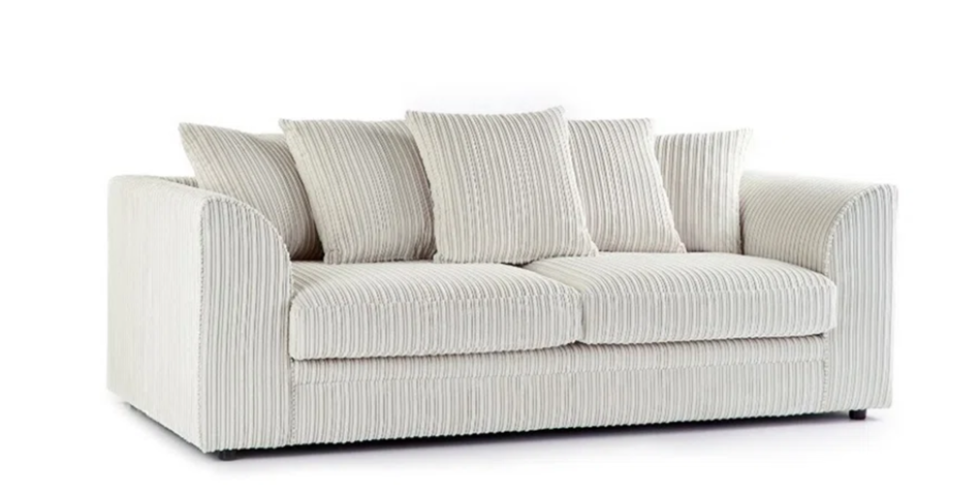 Latitude Run Horades 3 Seater Upholstered Sofa. RRP £1,099.00. White. Hannah 3 seater sofa With deep