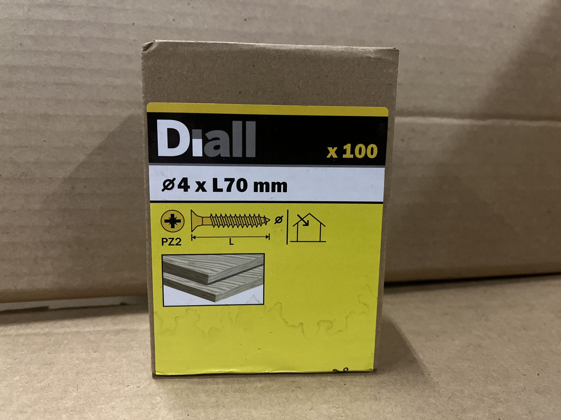 25 X PACKS OF 200 DIALL STAINLESS STEEL WOOD SCREWS 4MM X 40MM S2