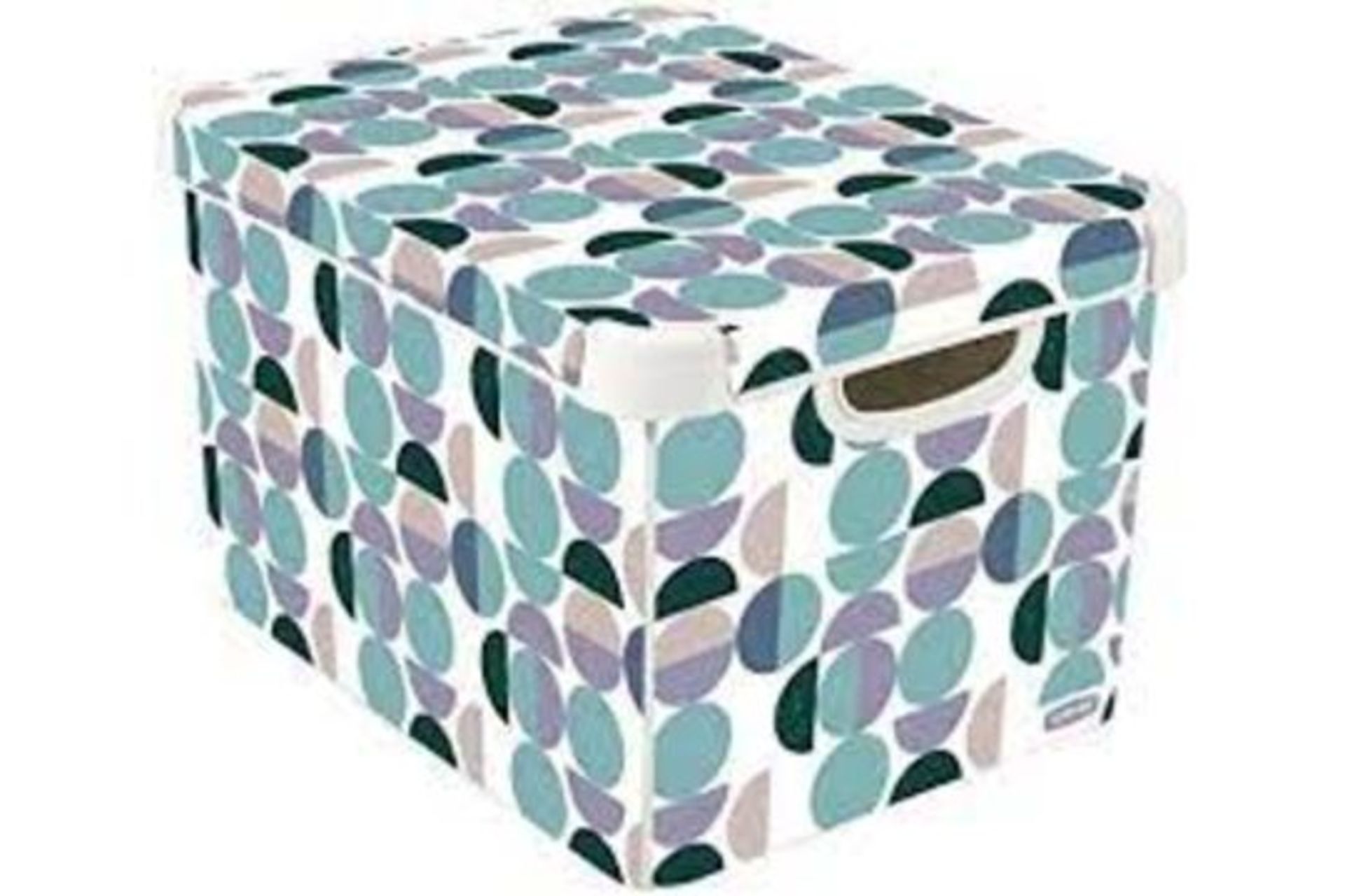 8 X NEW CURVER STOCKHOLM DECO STORAGE BOX SCANDI LARGE (251834). A contemporary storage solution for