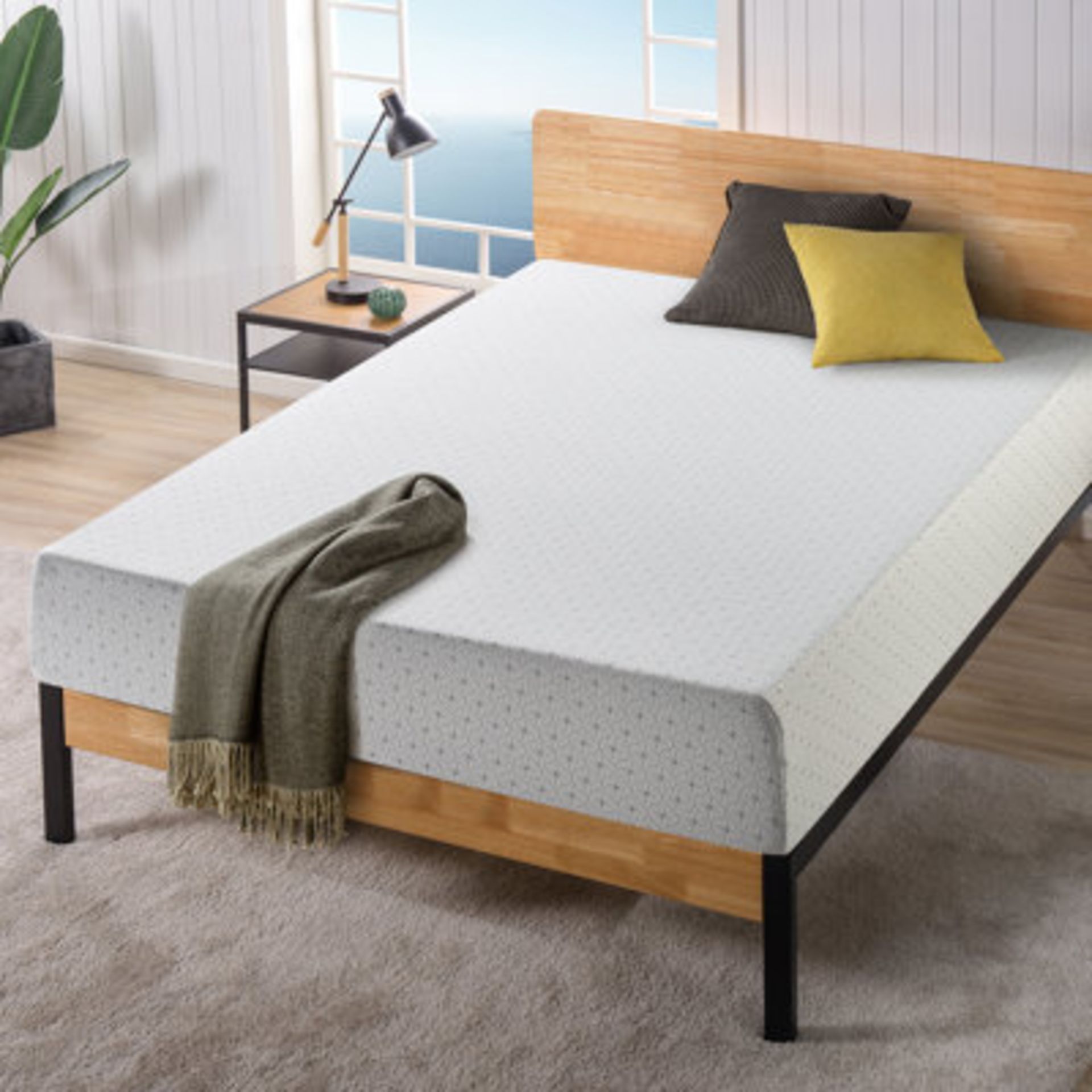 Symple Stuff Jenessa Pressure Relief Comfort Memory Foam Mattress, 25.5cm High. 150x200cm. This