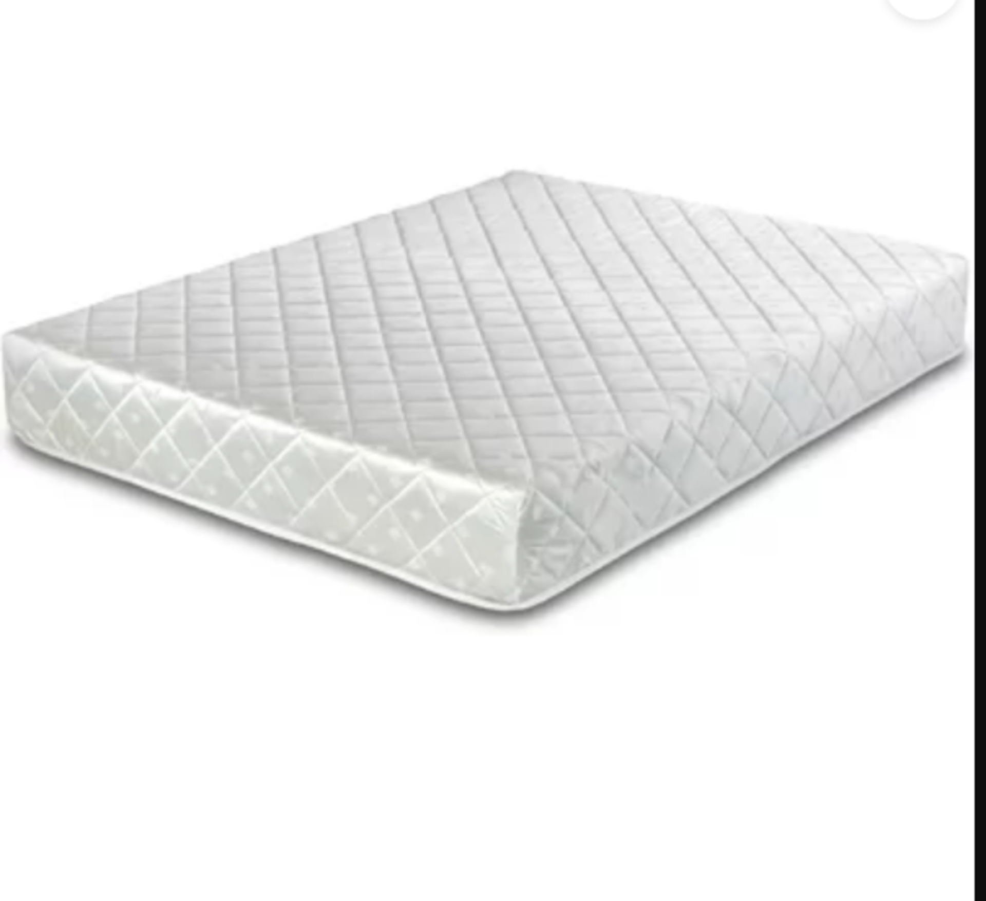 Kids Essentials Open Coil Mattress. 3' Single. The open coil mattress provides comfort and support - Image 2 of 2