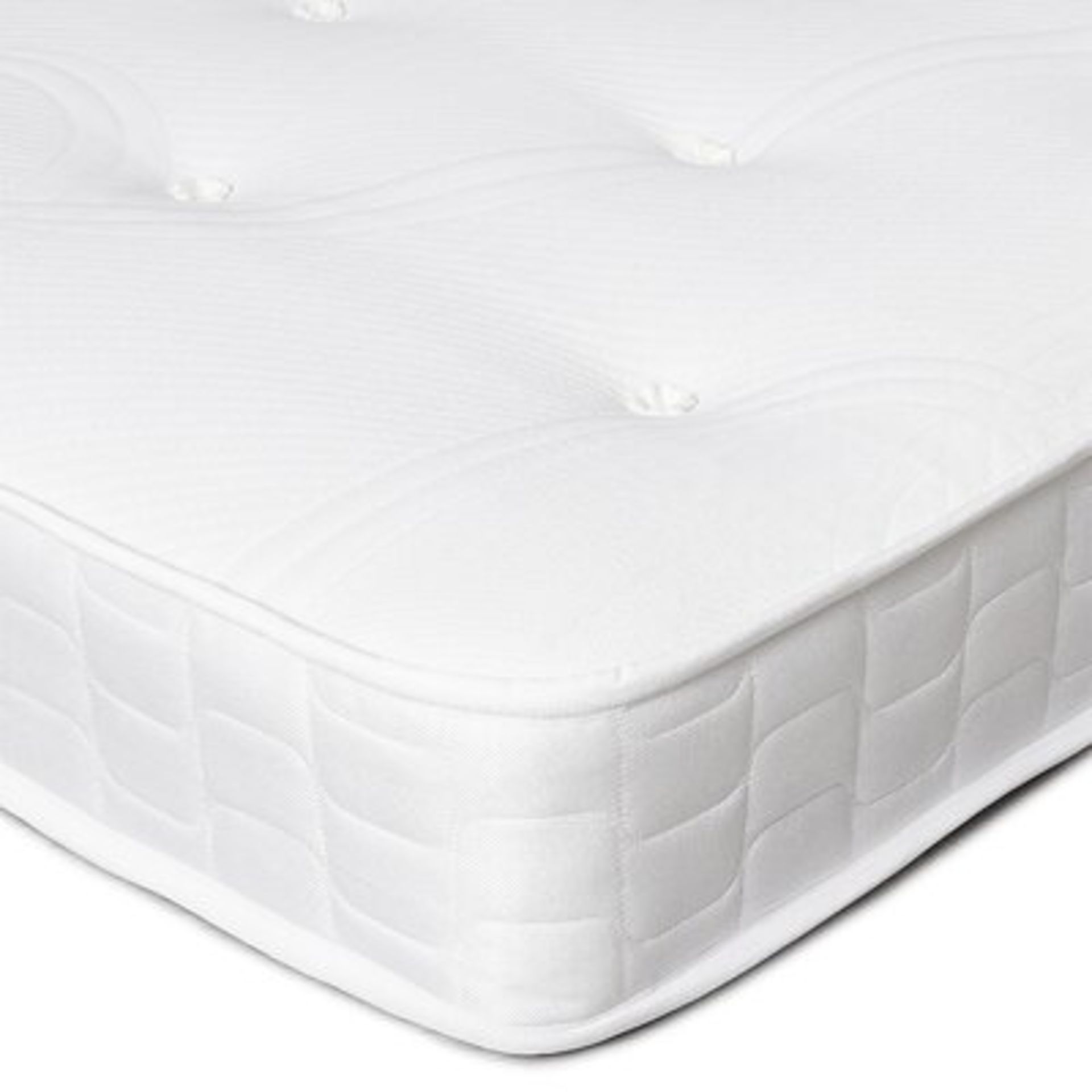 Rolled up Memory Open Coil Mattress. 90x190cm. This medium-firm mattress has been designed to - Image 2 of 2