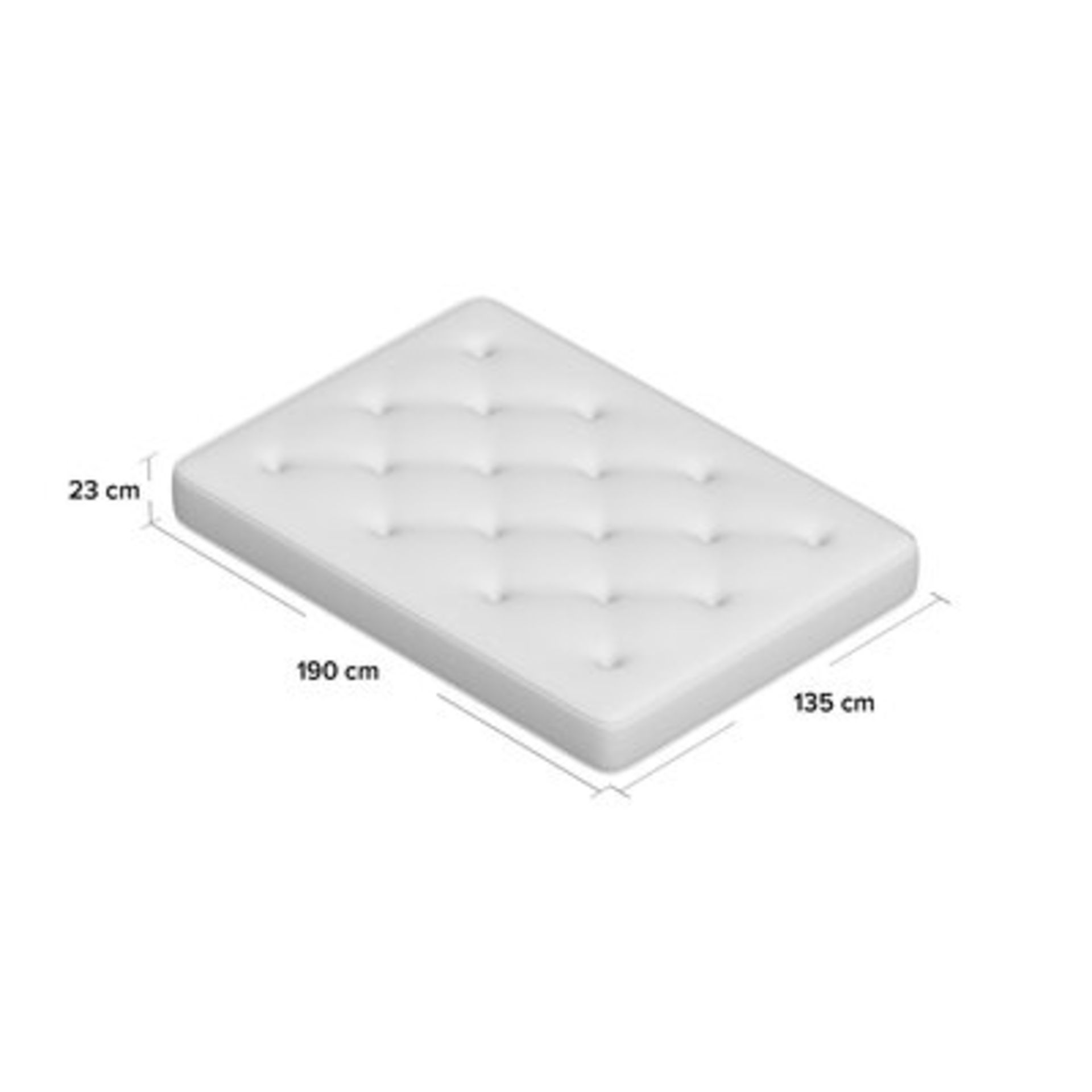 Wayfair Sleep Air Conditioned Pocket Sprung 1000 Mattress. Double.,This mattress is hand-crafted - Image 2 of 2