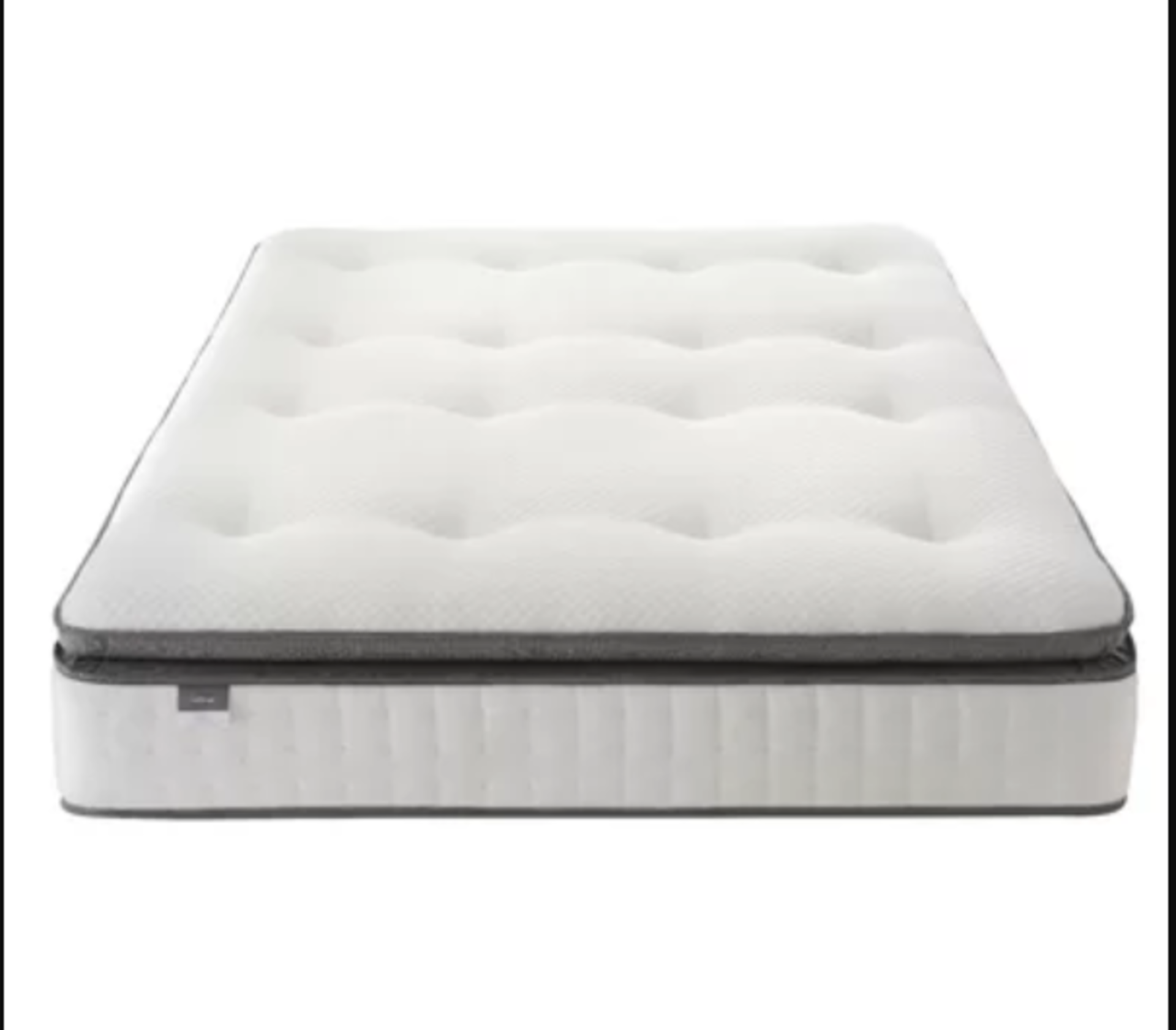 White Noise Serenity Hybrid Coil and Memory Foam Mattress. 135x190cm. This hybrid coil spring