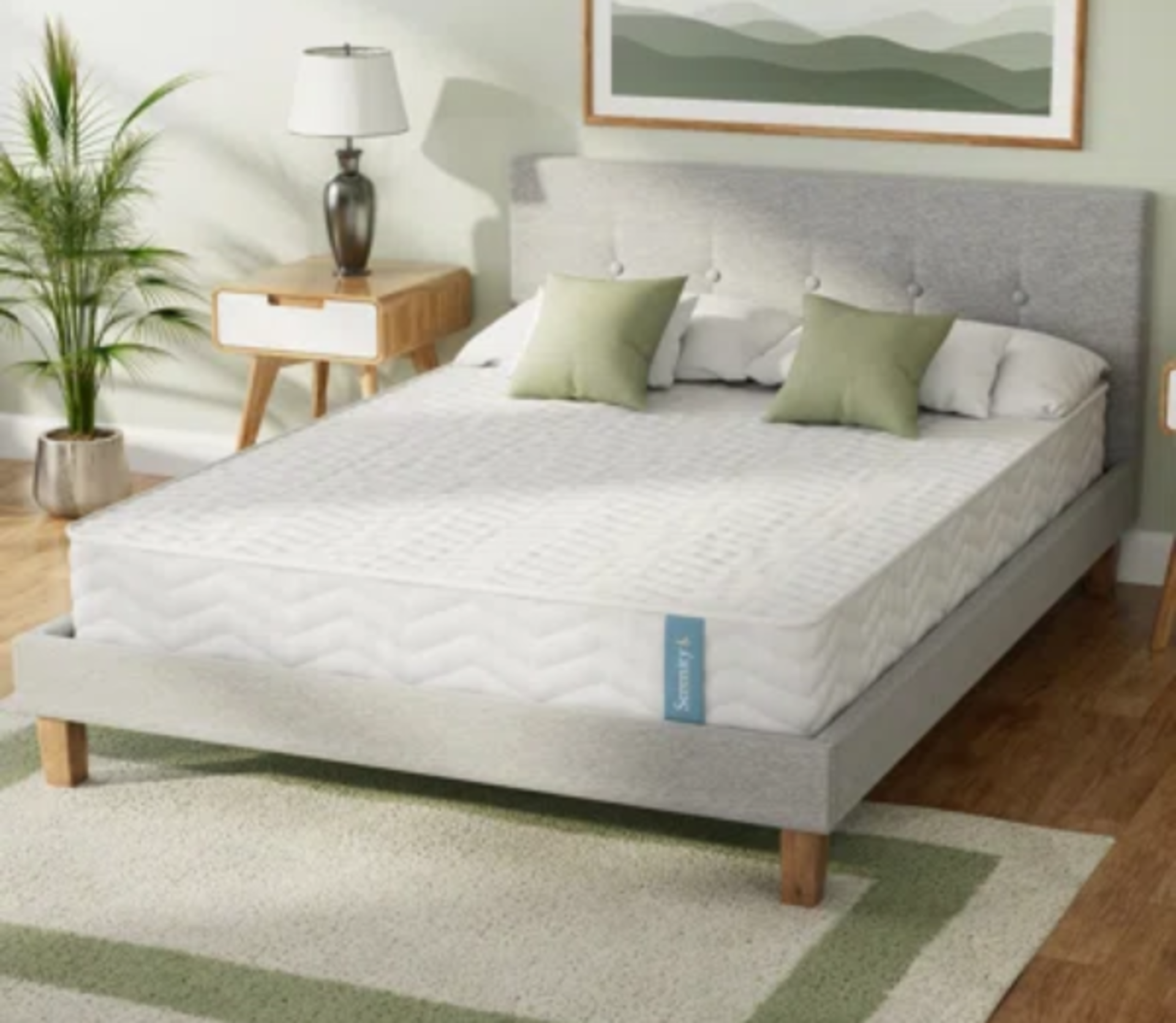 Whit Noise Serenity Hybrid Coil and Memory Foam Mattress. 90x190cm. This hybrid coil spring mattress