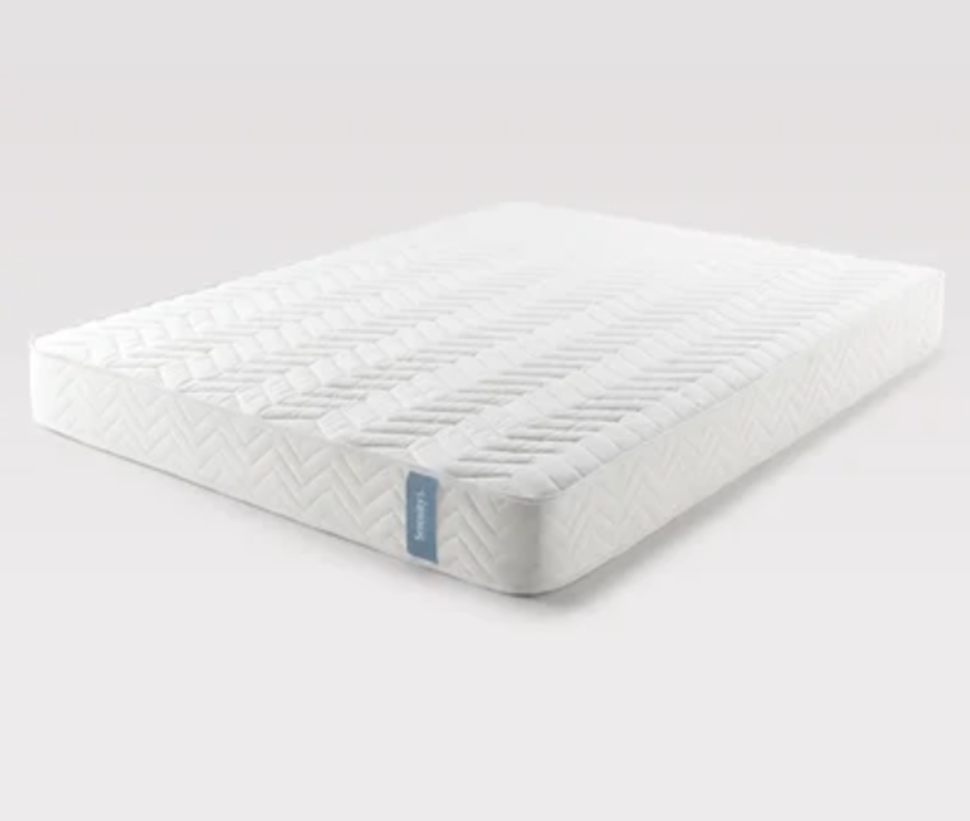 White Noise Serenity Hybrid Coil and Memory Foam Mattress. 135x200cm. This hybrid coil spring - Image 2 of 2