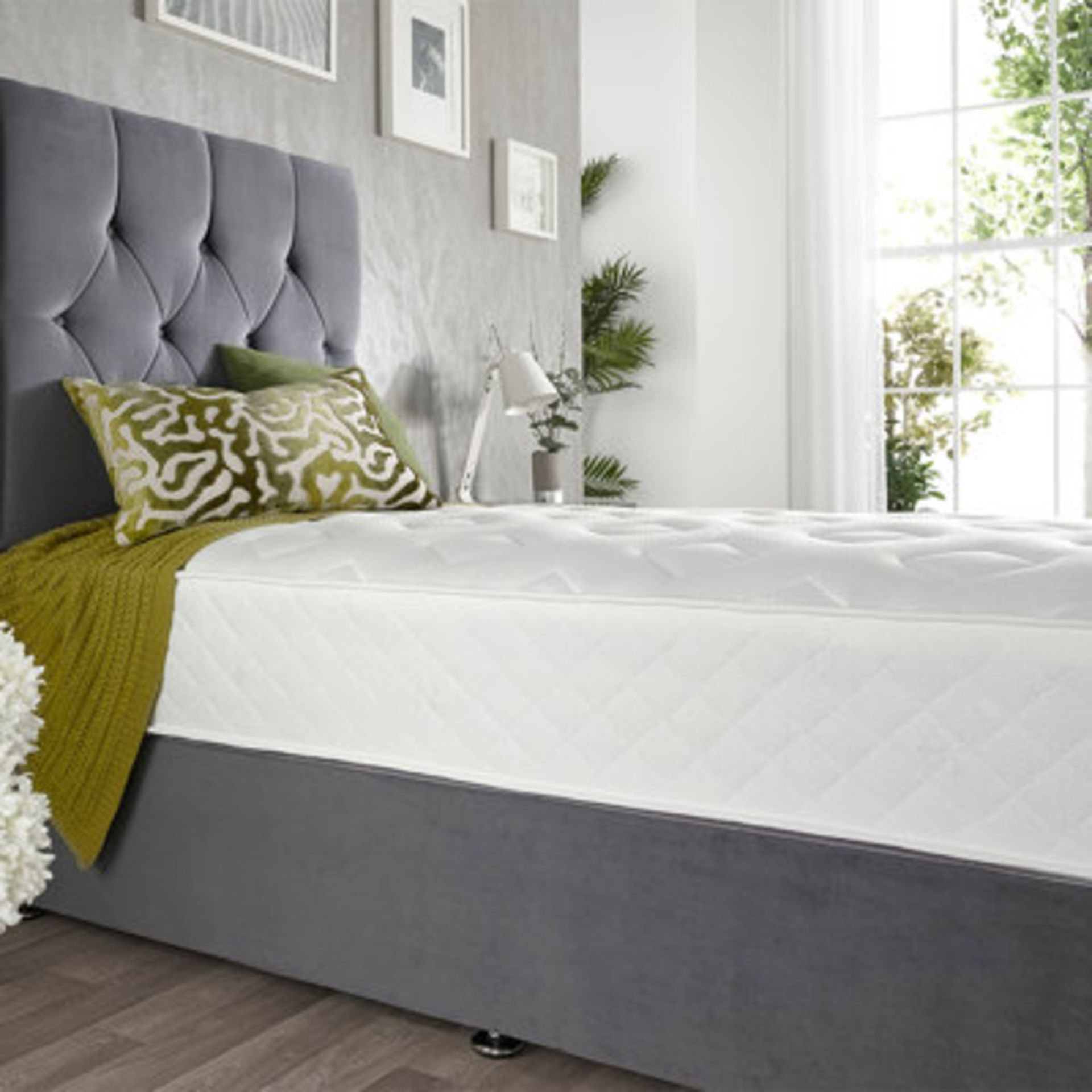 Wayfair Sleep Hybrid Memory Foam Mattress with AC Cool Fabric. 75x190cm. This innerspring mattress - Image 2 of 2