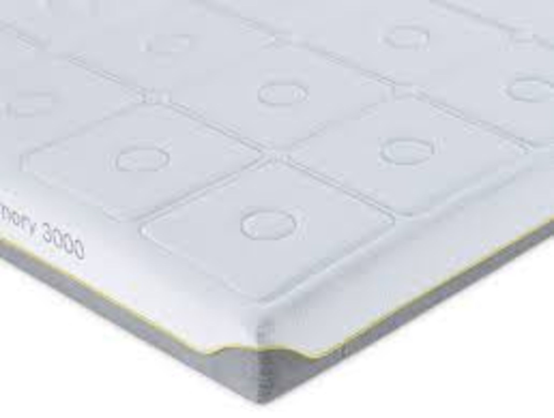 Pocket Plus 3000 Memory Mattress. Kingsize. - U3 - Image 2 of 2