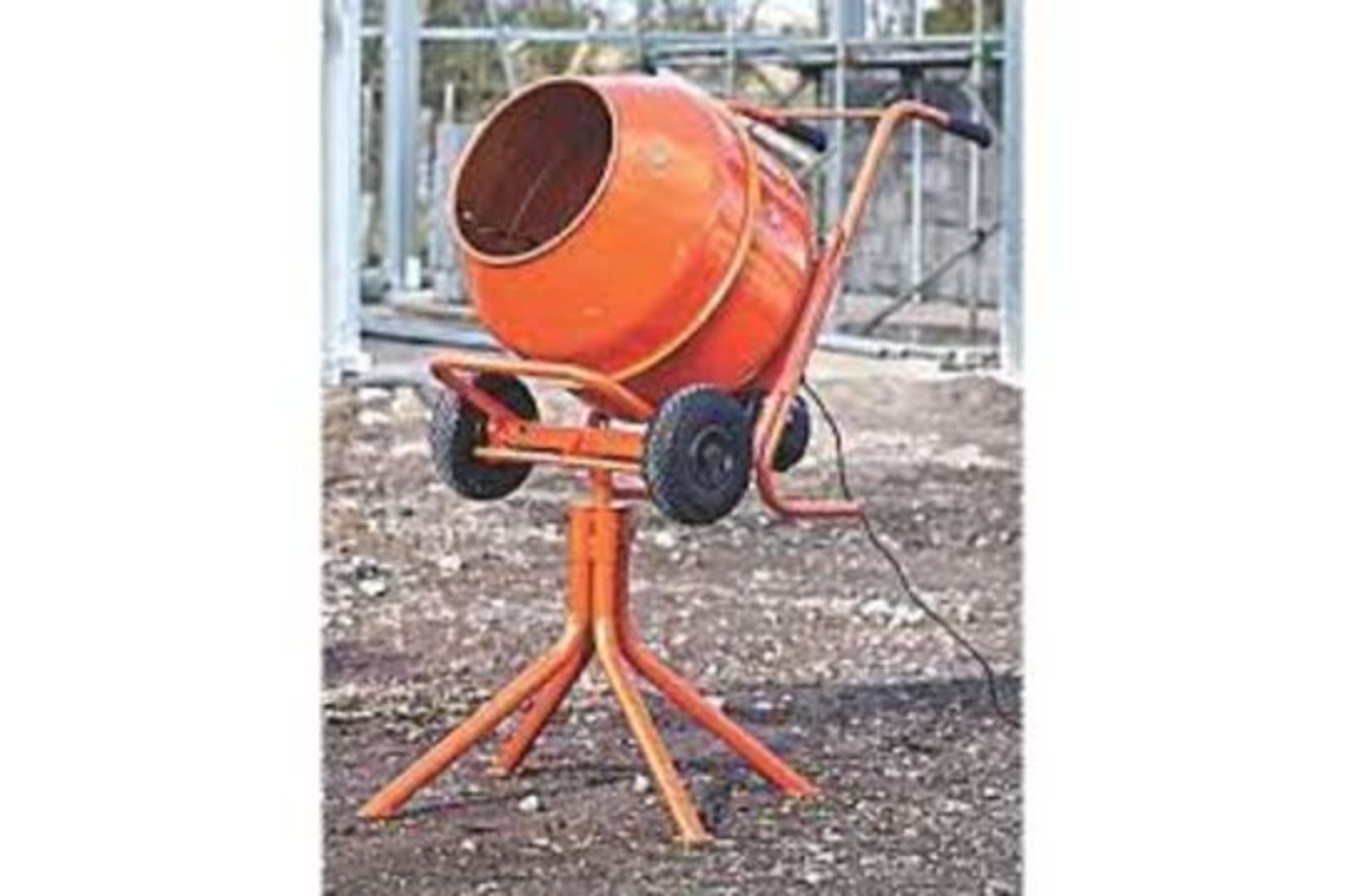 134LTR CONCRETE MIXER 230V. Upright mixer for small to medium building projects. Light and - Image 2 of 2