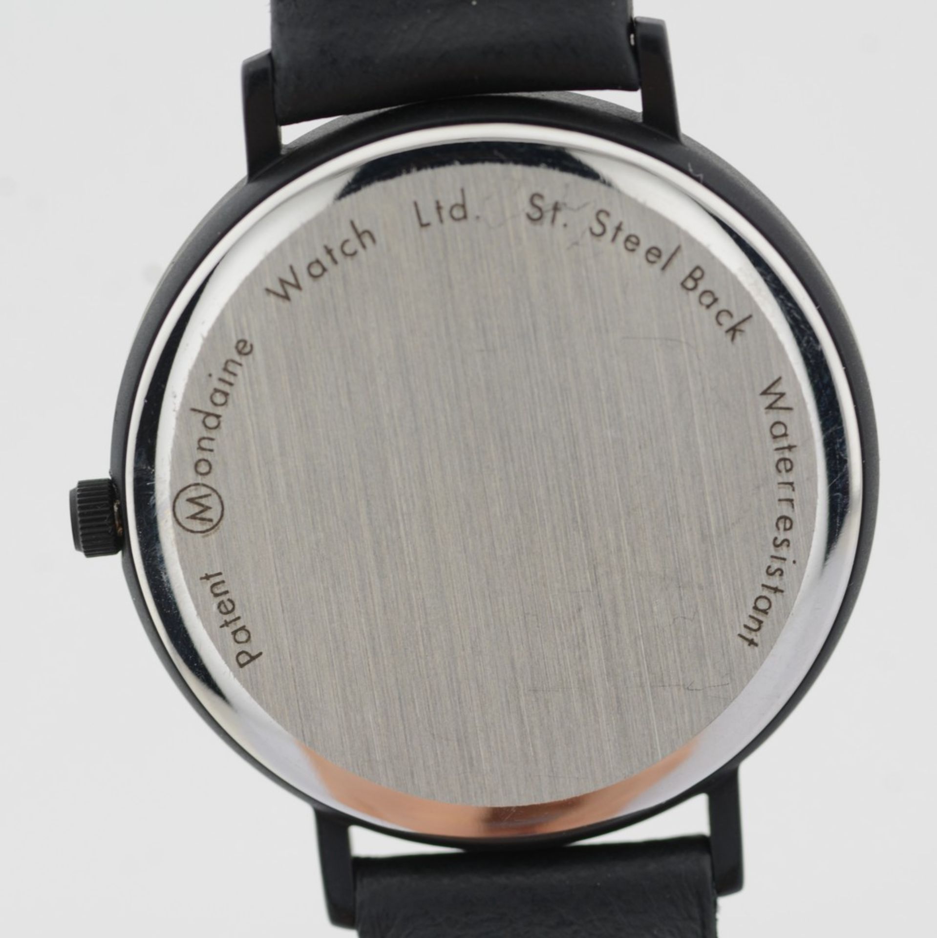 Mondaine / bado mirror dial - (Unworn) Unisex Steel Wrist Watch - Image 3 of 7