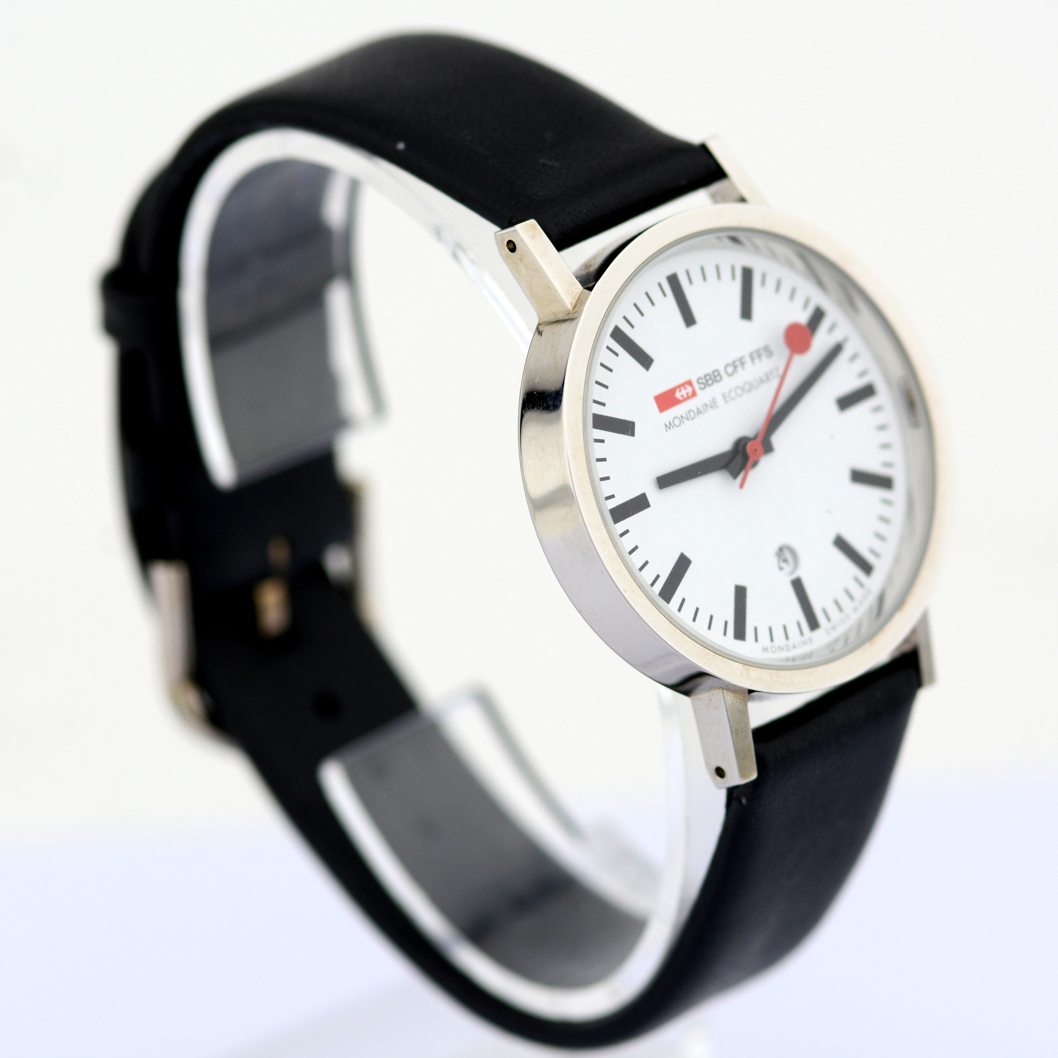 Mondaine / SBB CFF FFS Official Swiss Railway Watch - (Unworn) Leather / Unisex - Image 3 of 8