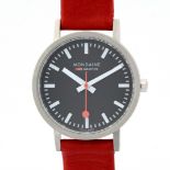 Mondaine / SBB CFF FFS Ecoquartz Official Swiss Railways Watch - (Unworn) Leather / Unisex