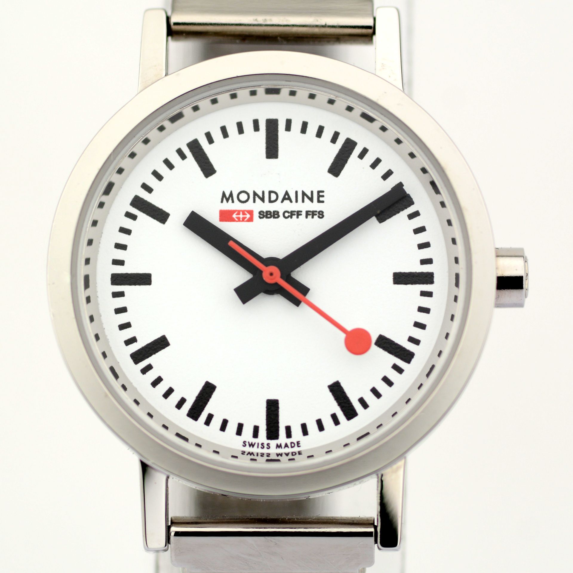 Mondaine / SBB CFF FFS Ecoquartz Official Swiss Railway Watch - (Unworn) Steel / Lady's