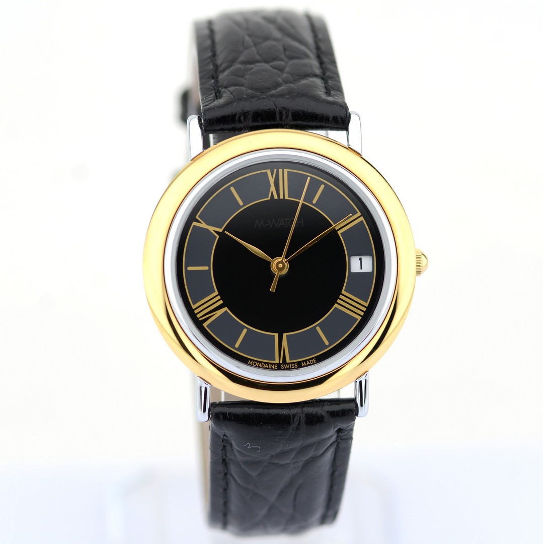 Mondaine / M-watch Date - (Unworn) Unisex Brass Wrist Watch - Image 4 of 8