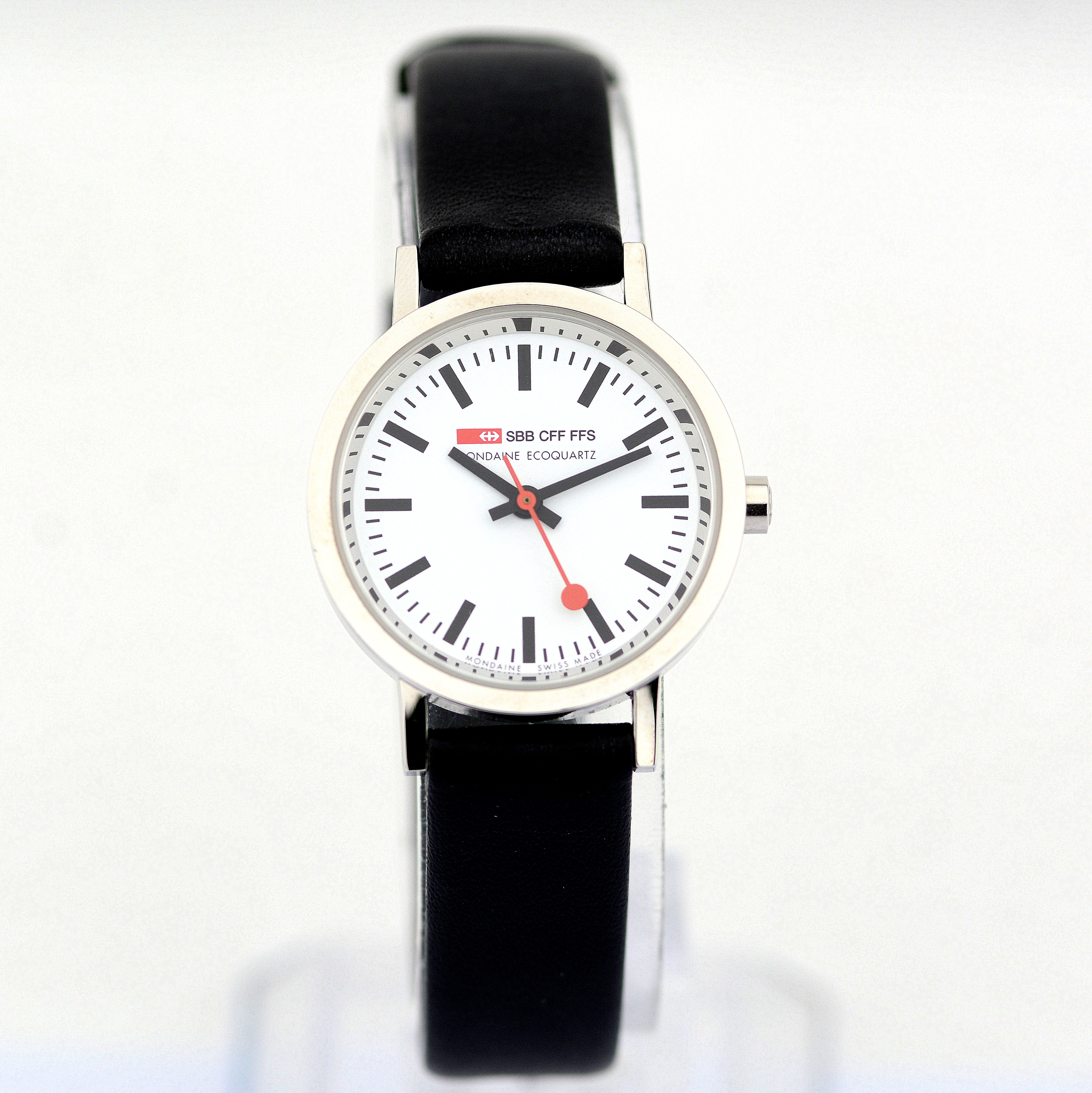 Mondaine / SBB CFF FFS Official Swiss Railway Watch - (Unworn) Leather / Unisex - Image 4 of 8