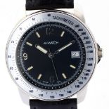 Mondaine / M-Watch Tachymeter Date - (Unworn) Gentlmen's Steel Wrist Watch