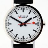 Mondaine / SBB CFF FFS Stop To Go Official Swiss Railway Watch - (Unworn) Leather / Unisex