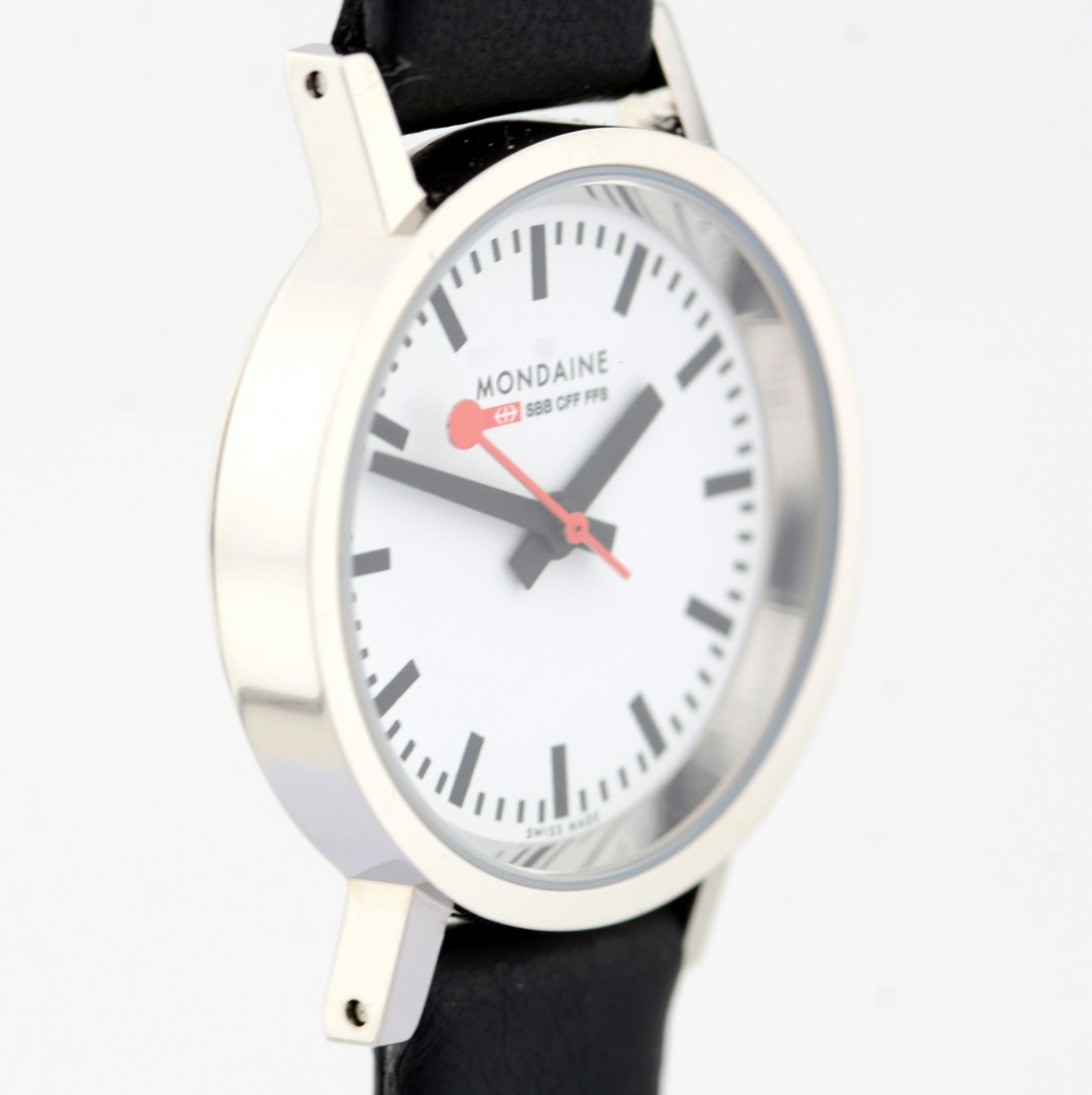 Mondaine / SBB CFF FFS Ecoquartz Official Swiss Railway Watch - (Unworn) Leather / Lady's - Image 4 of 8